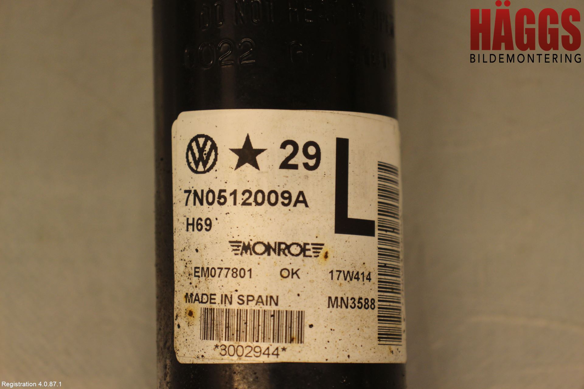 Volkswagen VW SHARAN 11- Stötdämpare Bak