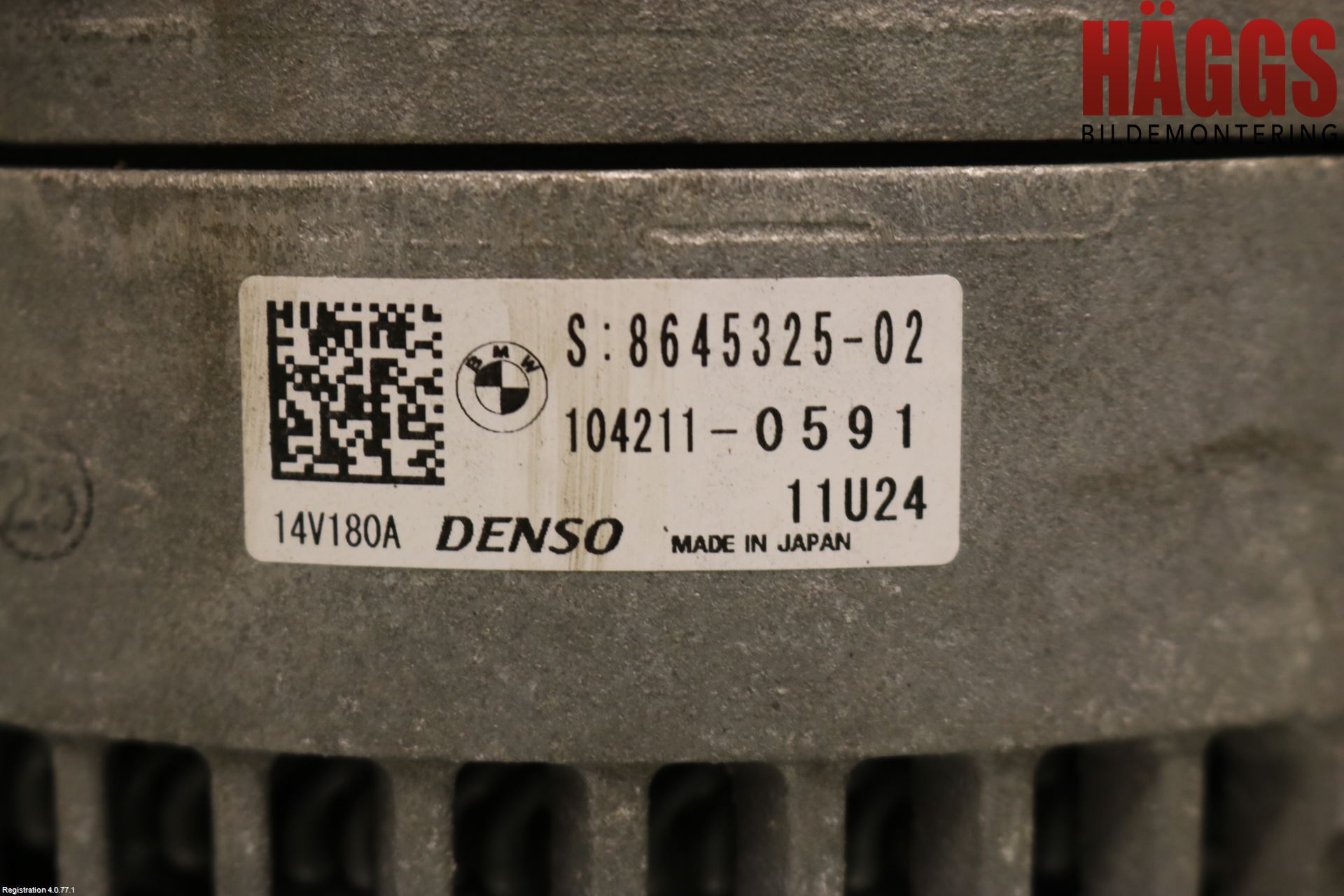 BMW 1 F20/F21 11-19 Generator