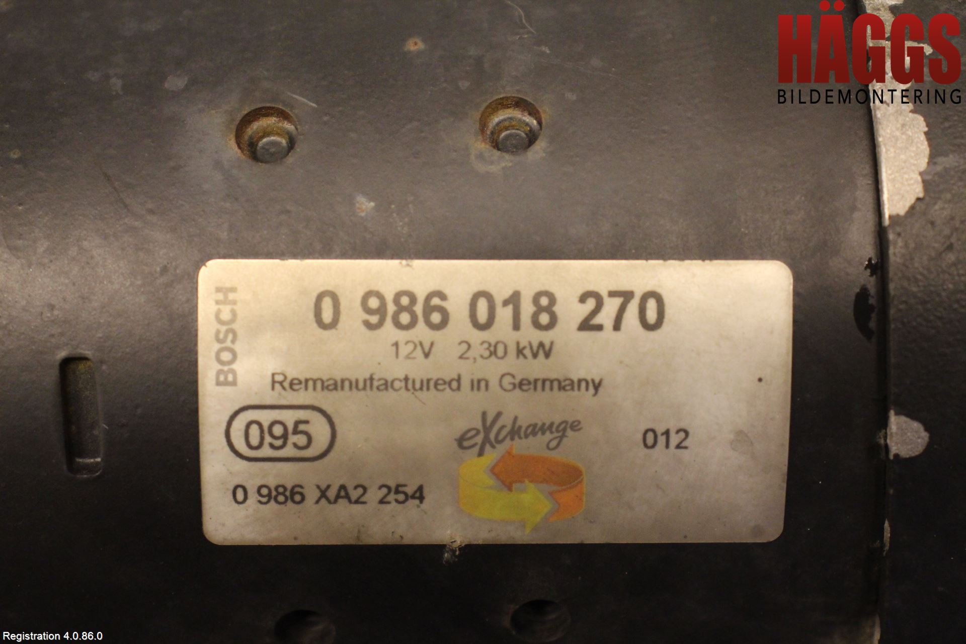 Mercedes-Benz MB SPRINTER(W901-905) -07 Startmotor Diesel