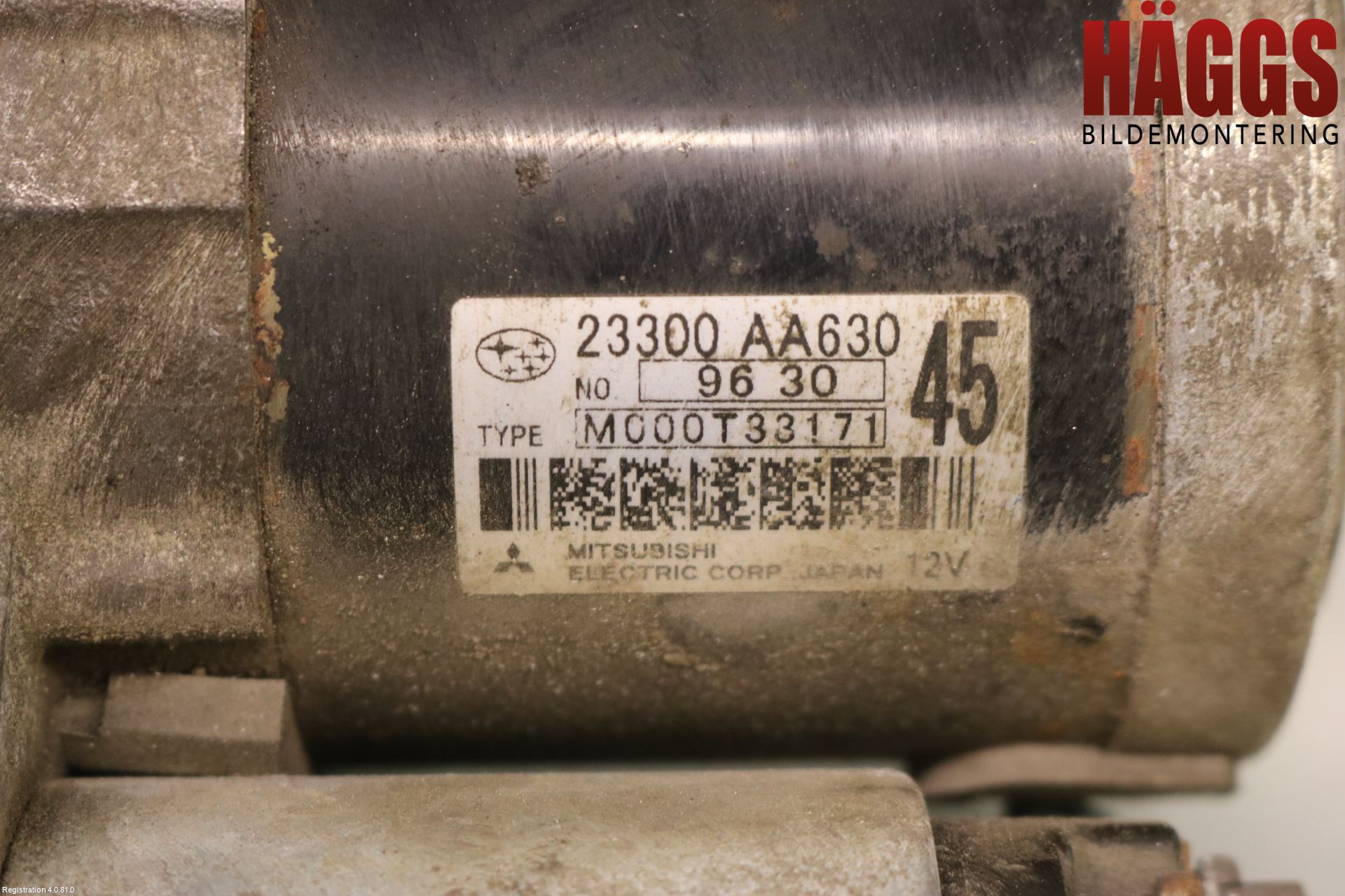 Subaru OUTBACK 10-15 Startmotor