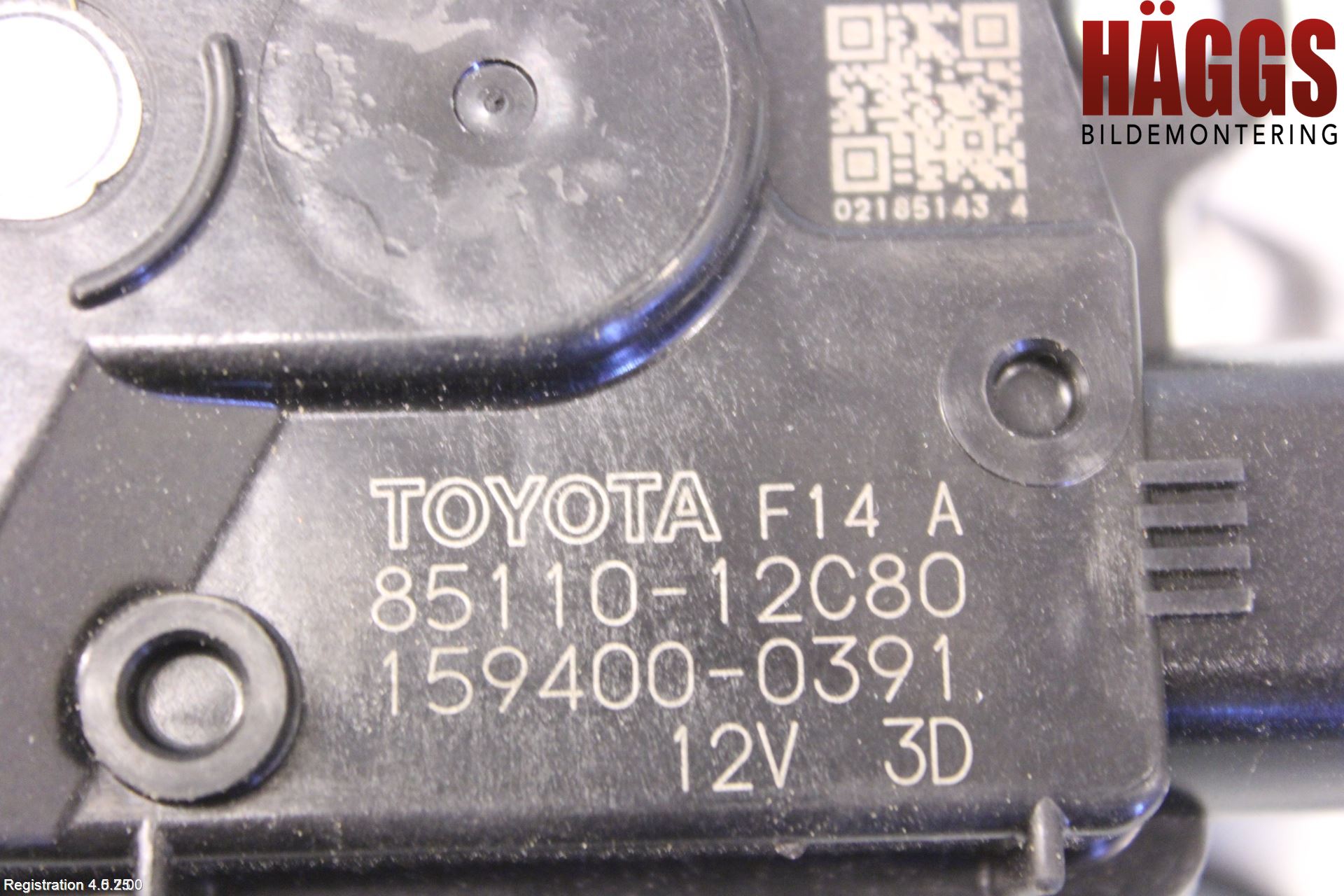 Toyota COROLLA 19- Torkarmotor Vindruta