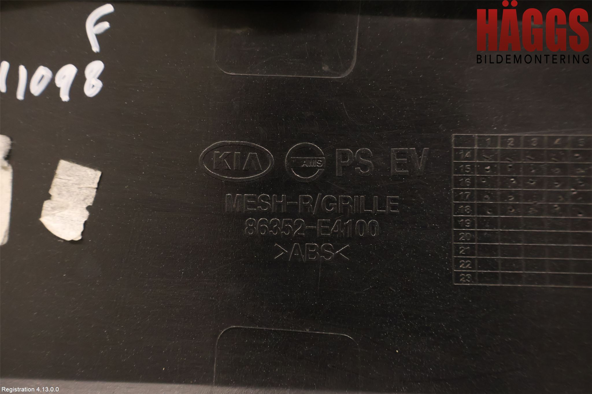 Kia SOUL 09- Grill Komp