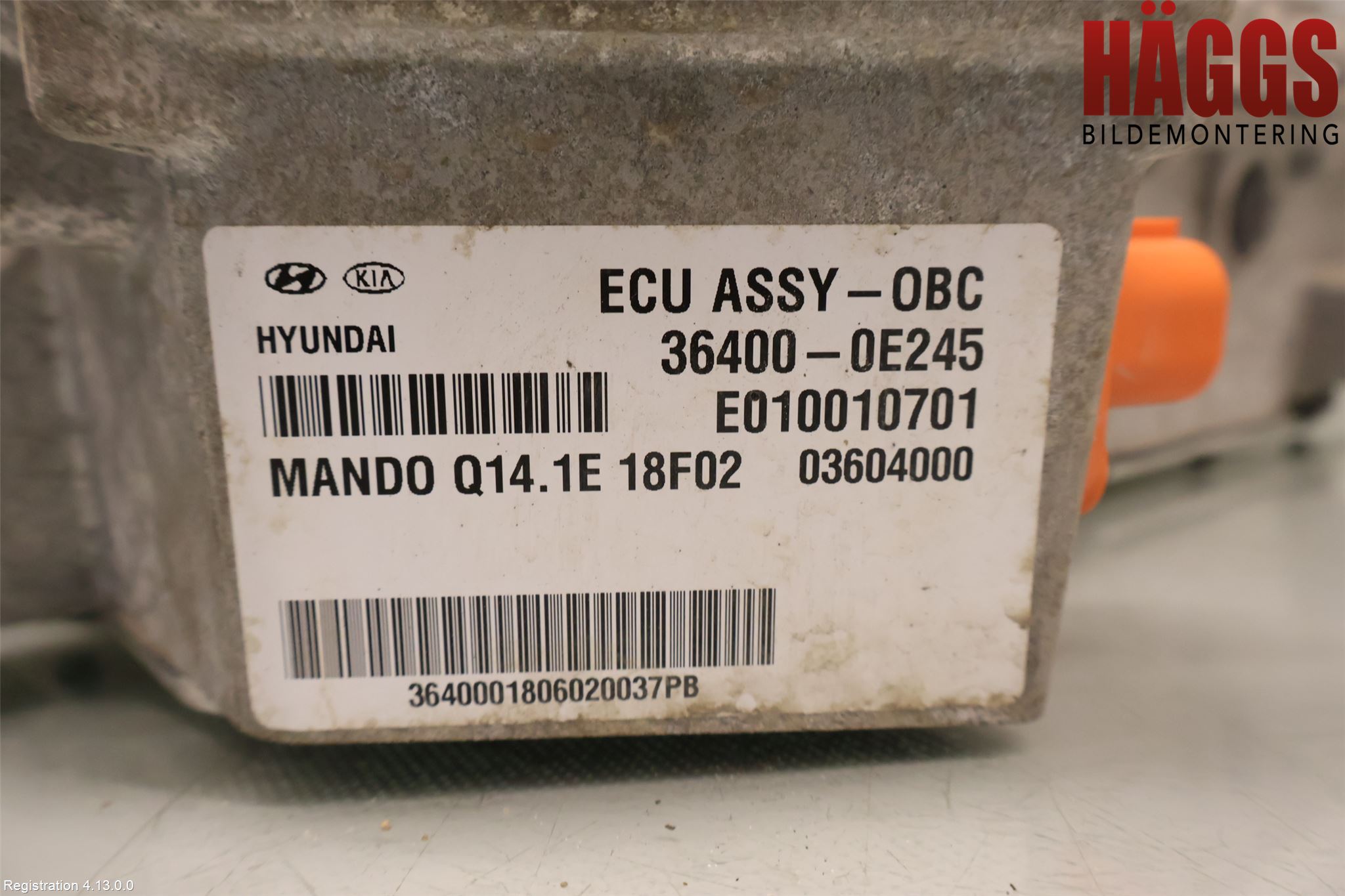 Kia SOUL 09- Batteriladdare Högspänning
