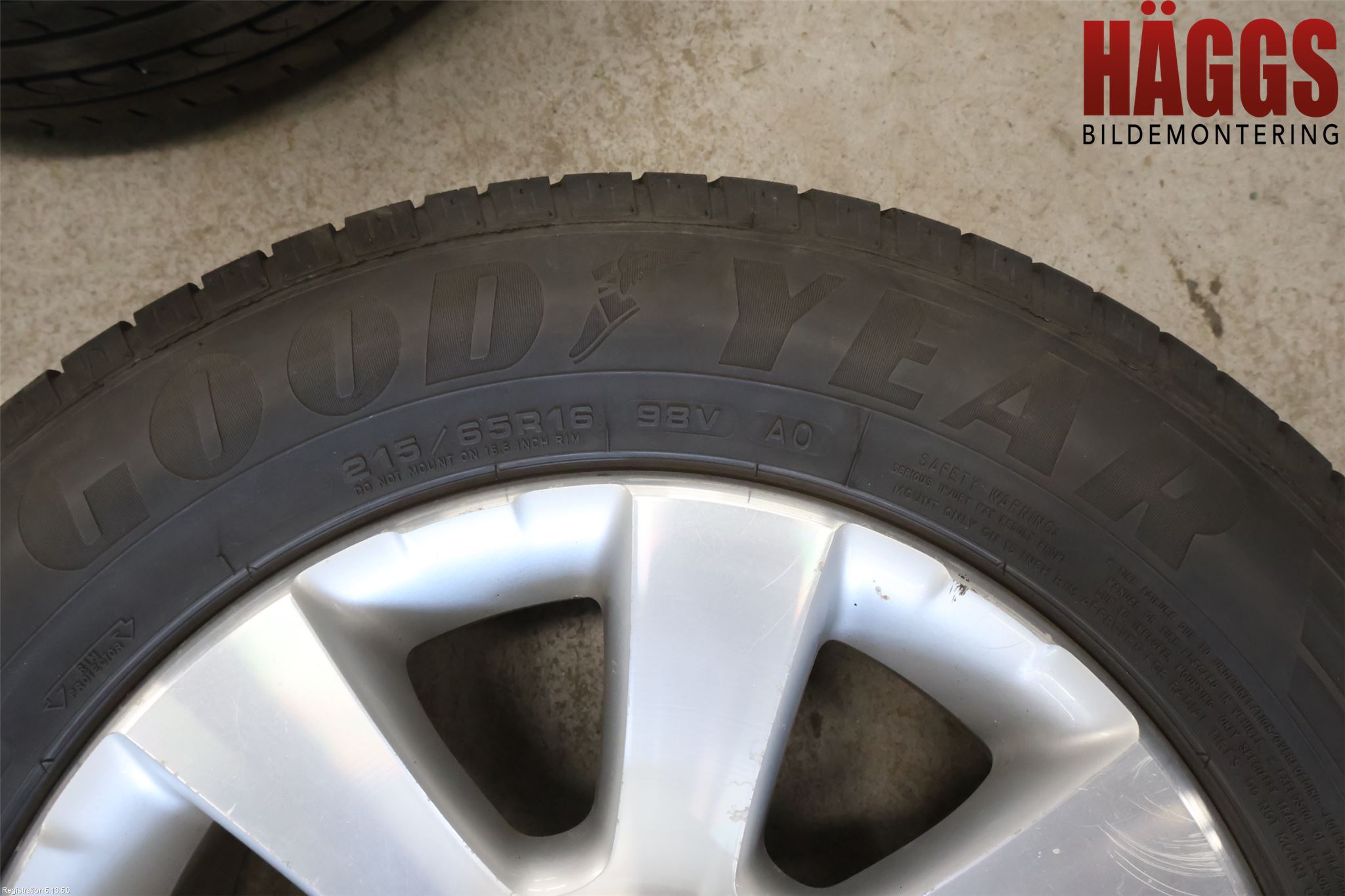 Volkswagen VW TIGUAN 07-16 Sommardäck Alumfälg 4St