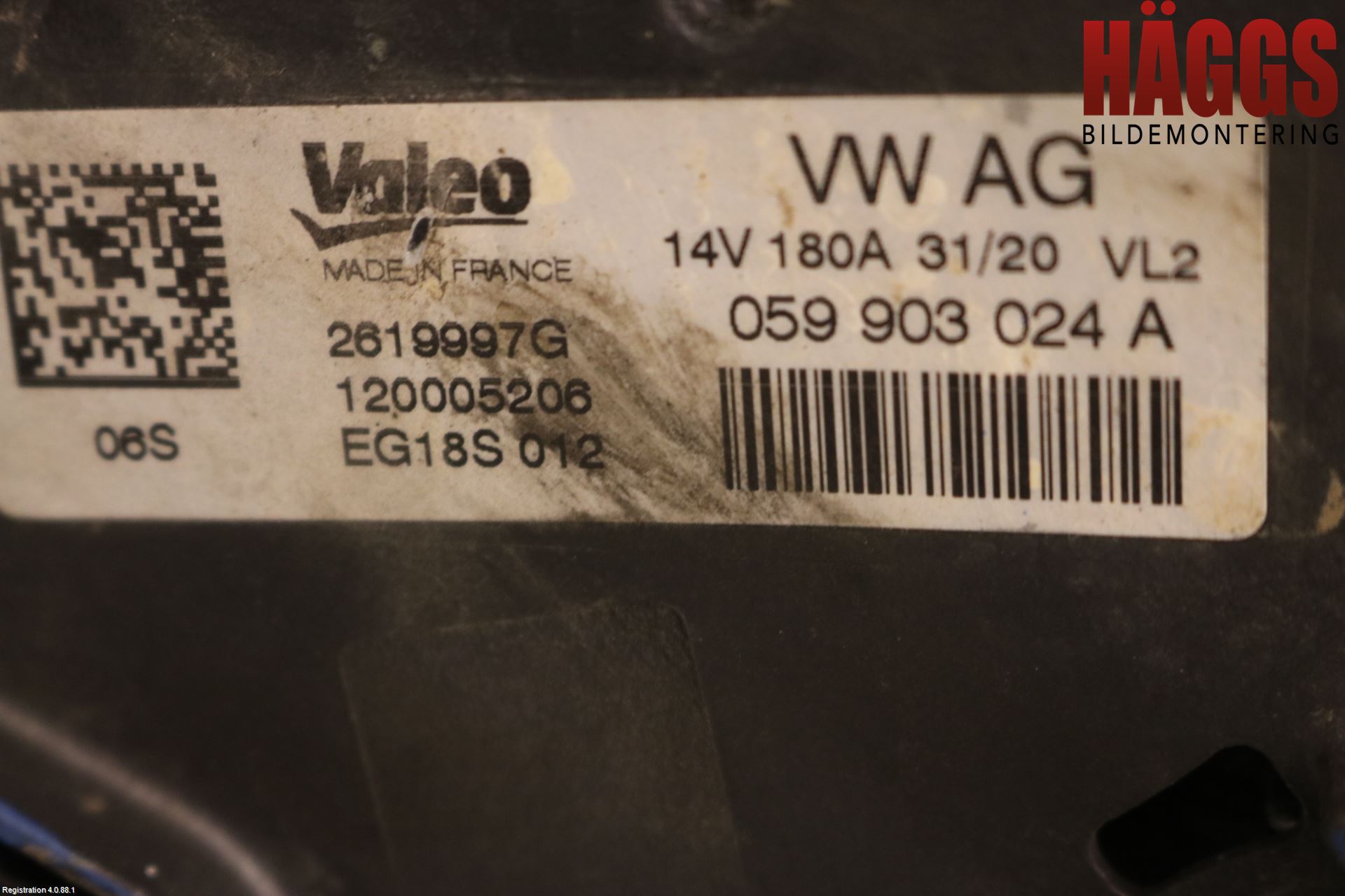 Volkswagen VW TOUAREG CR 18- Generator