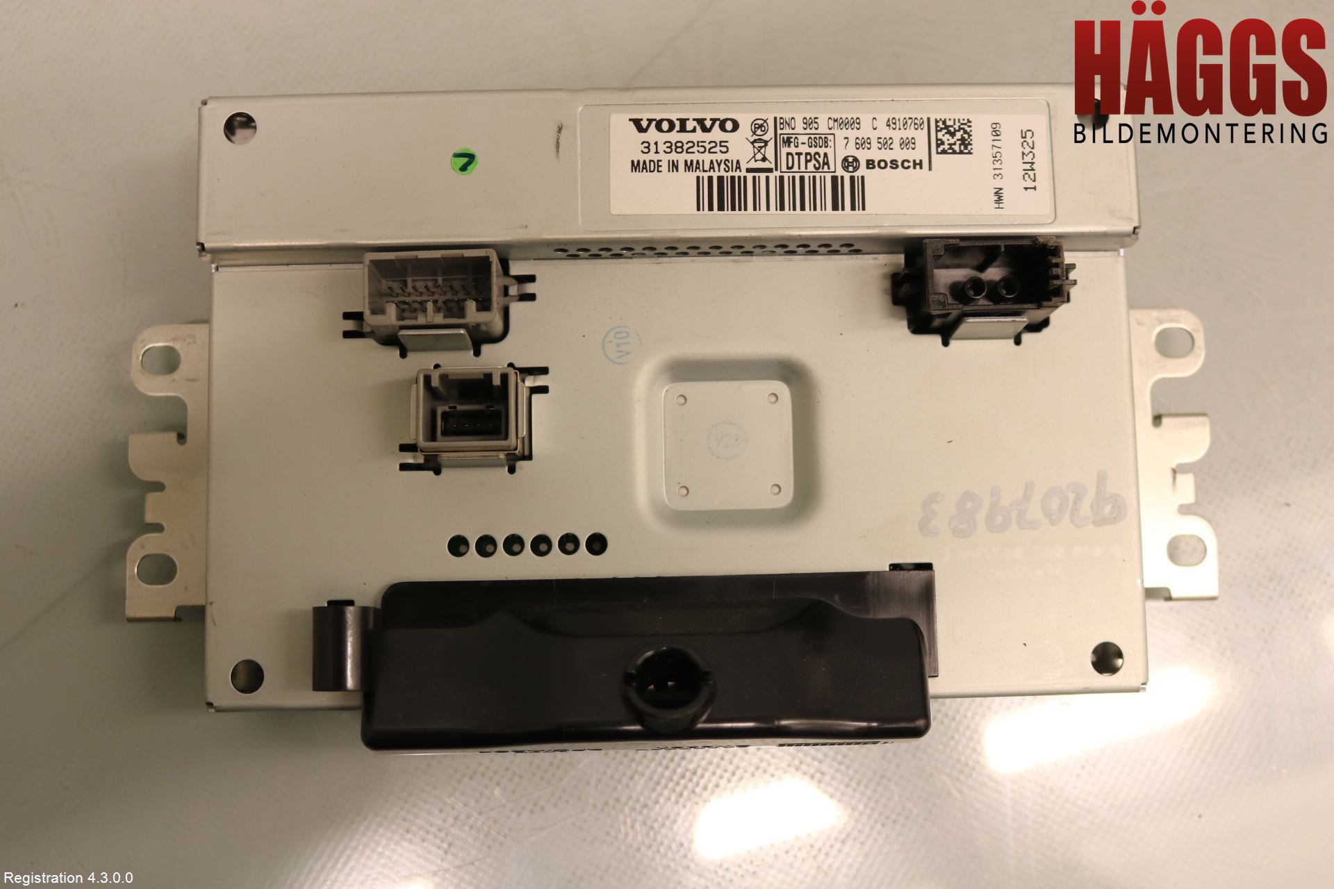 Volvo V70 08-13 Multifunktionsdisplay