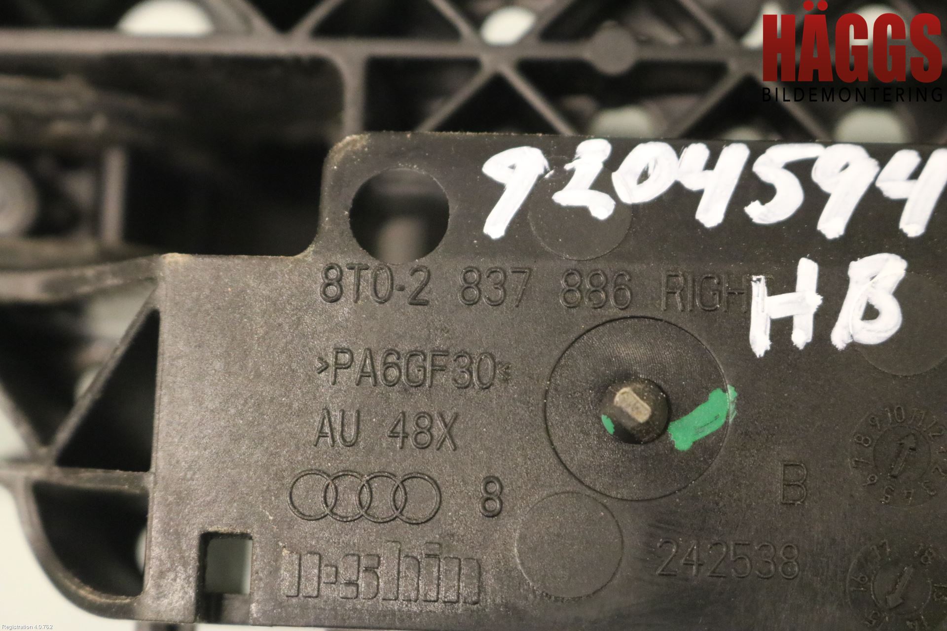 Audi A4 12-15 Dörrhandtag Yttre Hö
