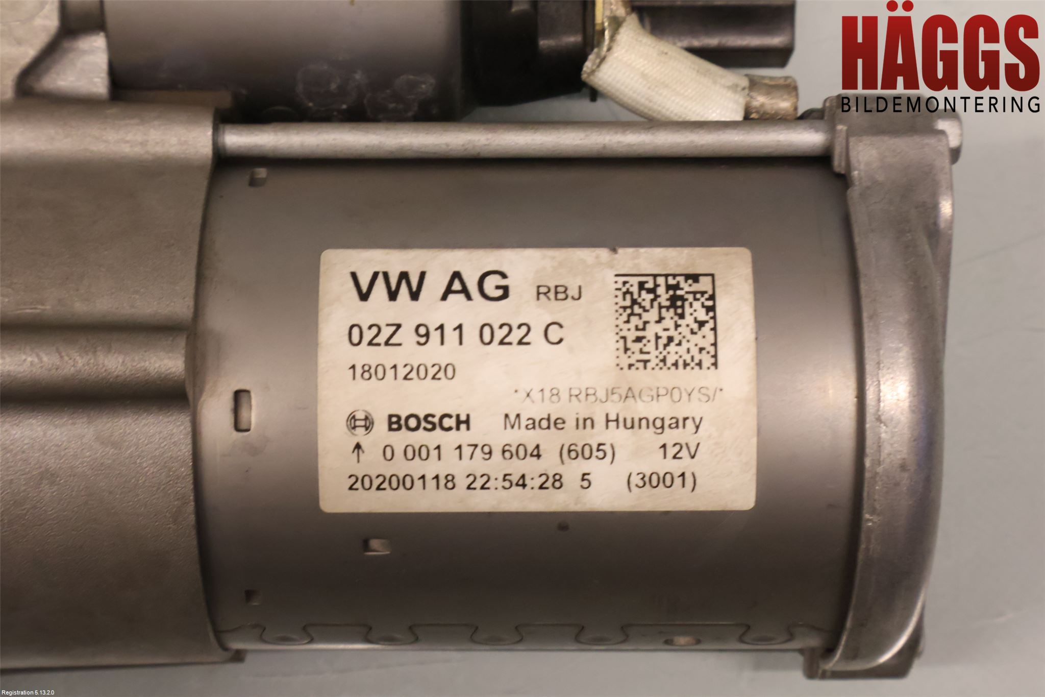 Volkswagen VW CADDY 16-20 Startmotor