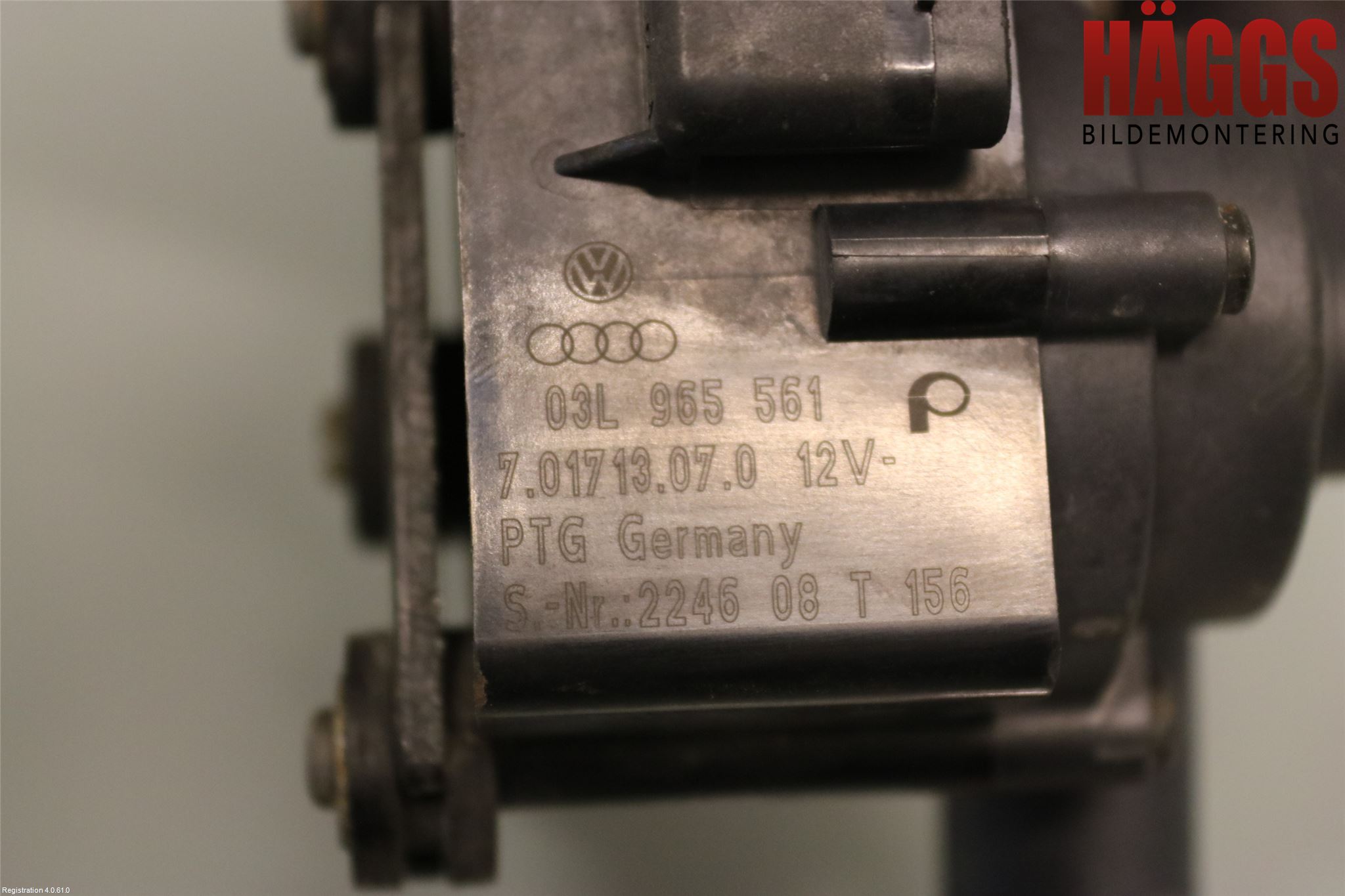 Audi A4/S4 08-11 Värme Cirkulationspump