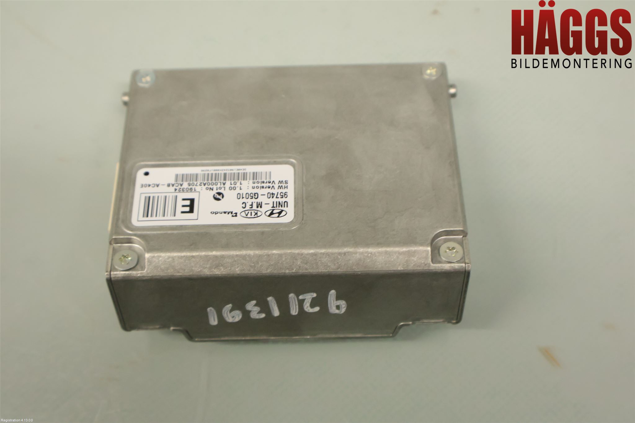Kia NIRO (DE) 17-22 Parkeringshjälp Kamera