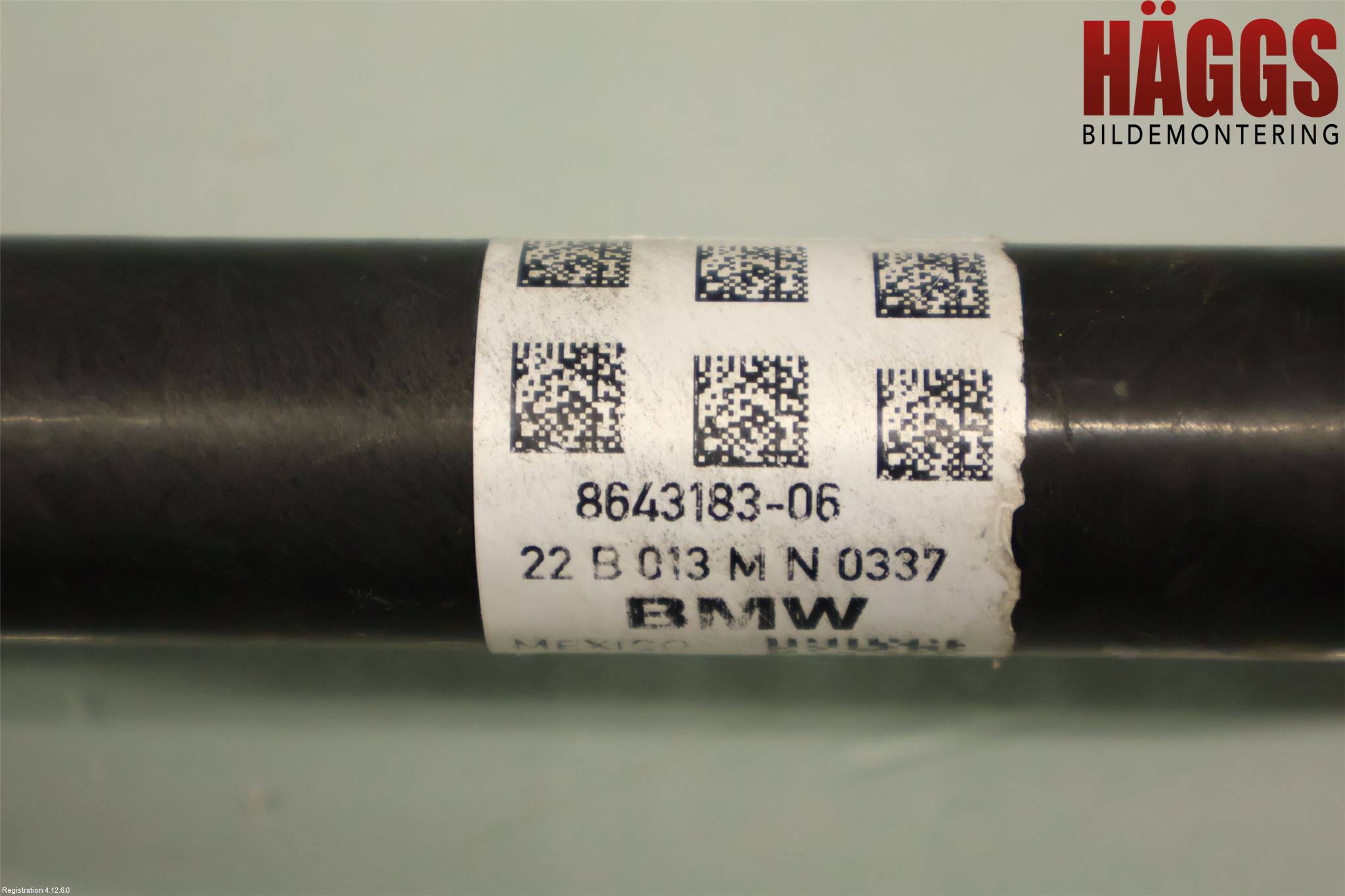 BMW X4 G02 18- Drivaxel Fram Vänster