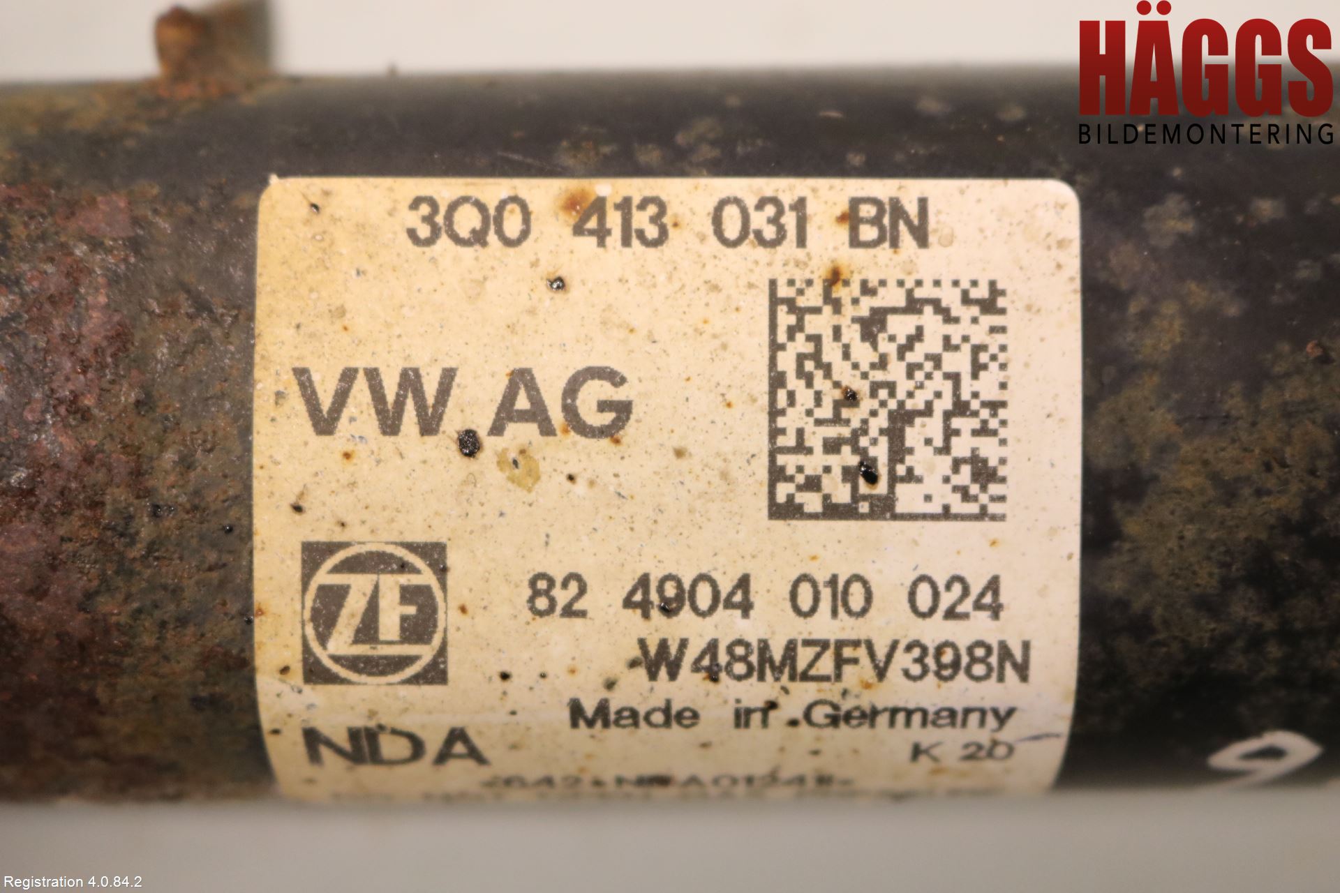 Volkswagen VW PASSAT 15-19 Fjäderben Fram Höger