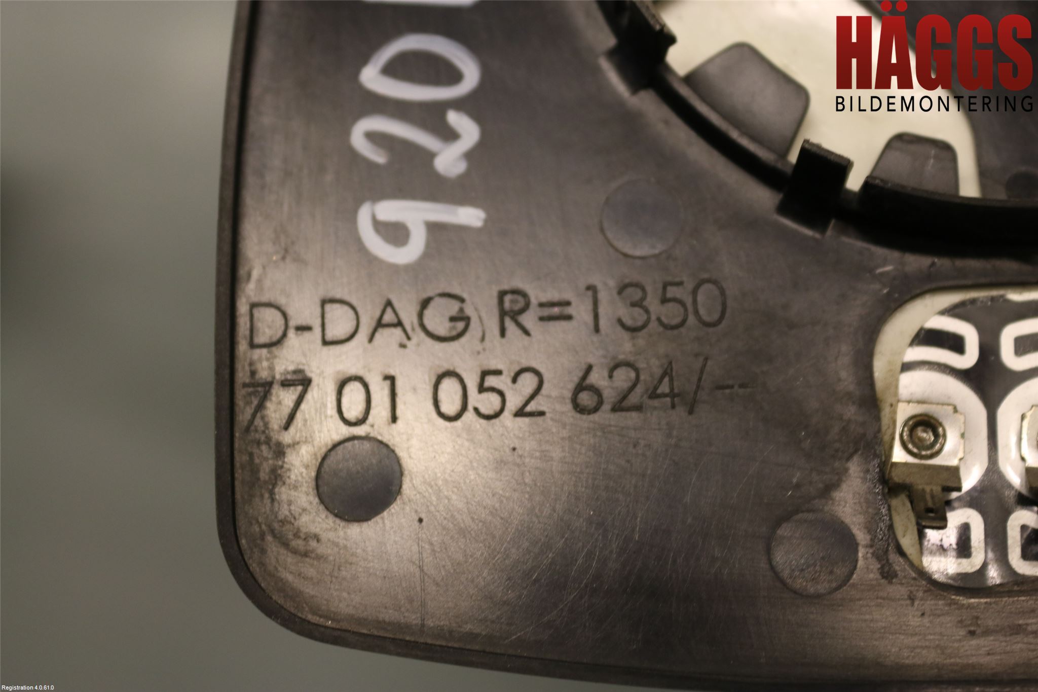 Renault TRAFIC   02-14 Spegelglas Hö