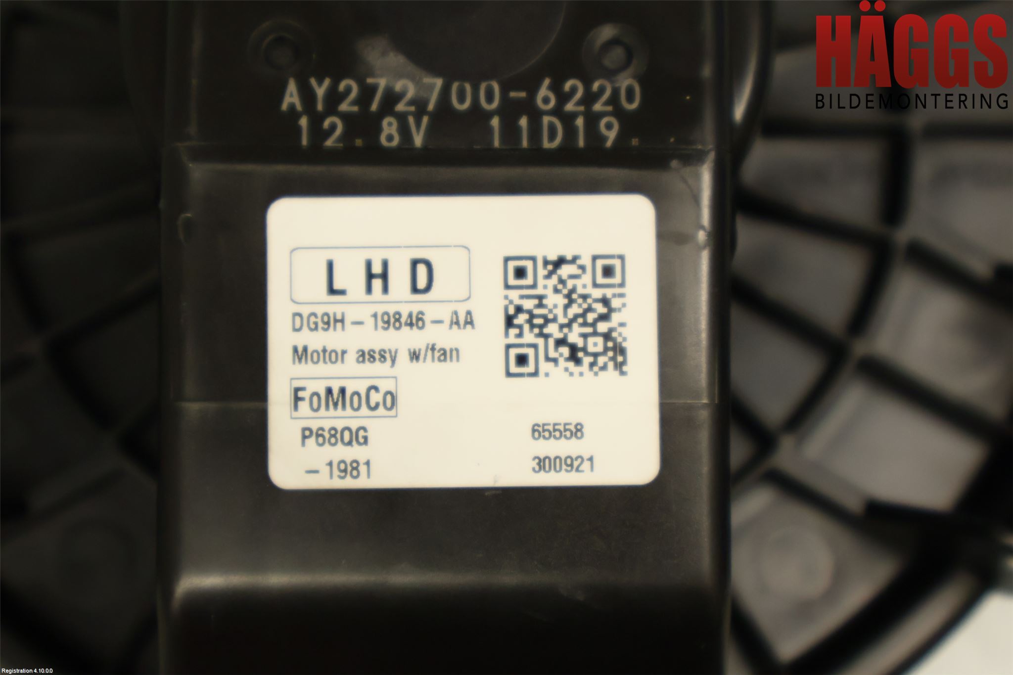 Ford MONDEO 15-22 Ac Värmefläkt