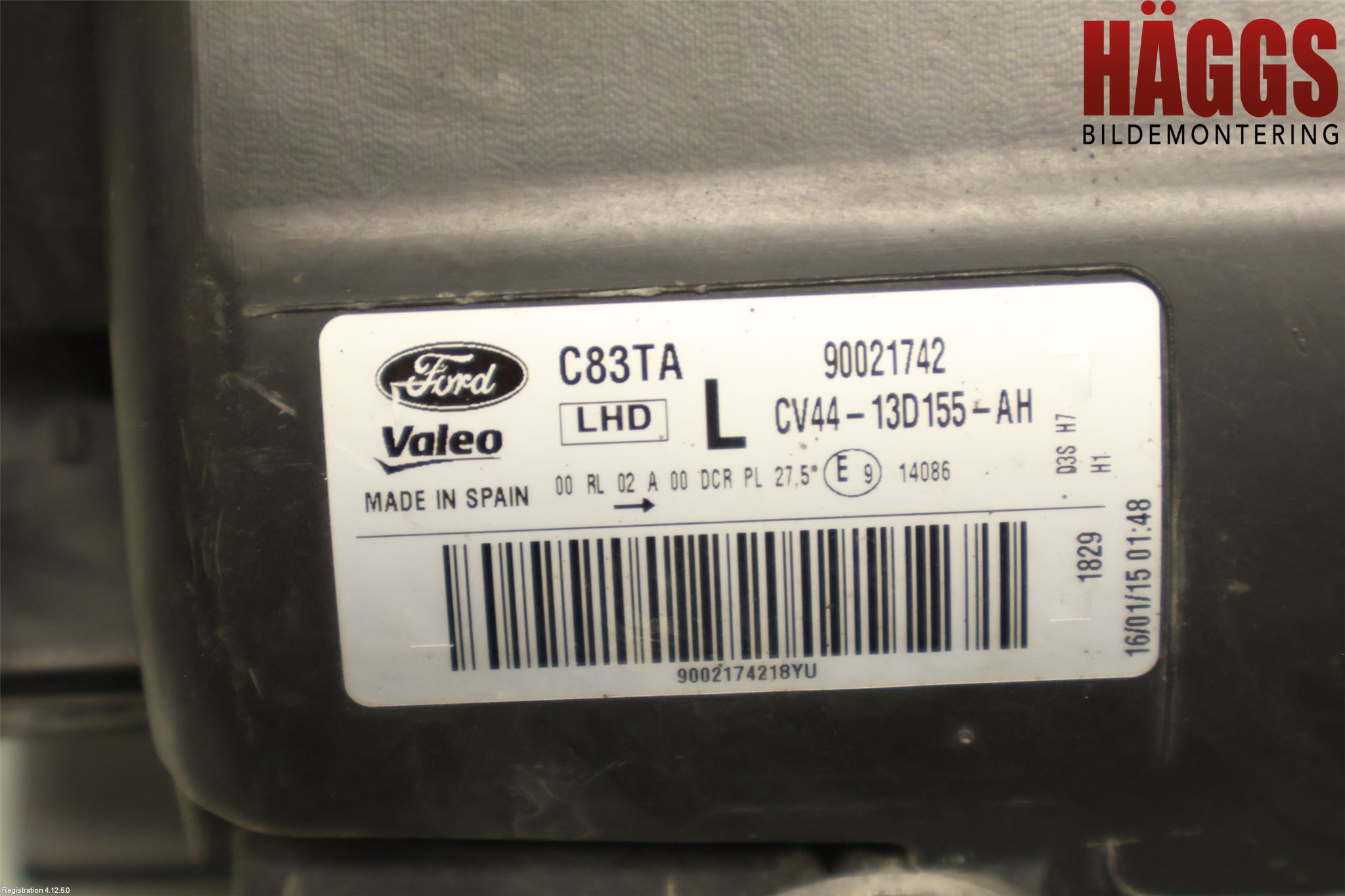 Ford KUGA 13-16 Strålkastare Vänster