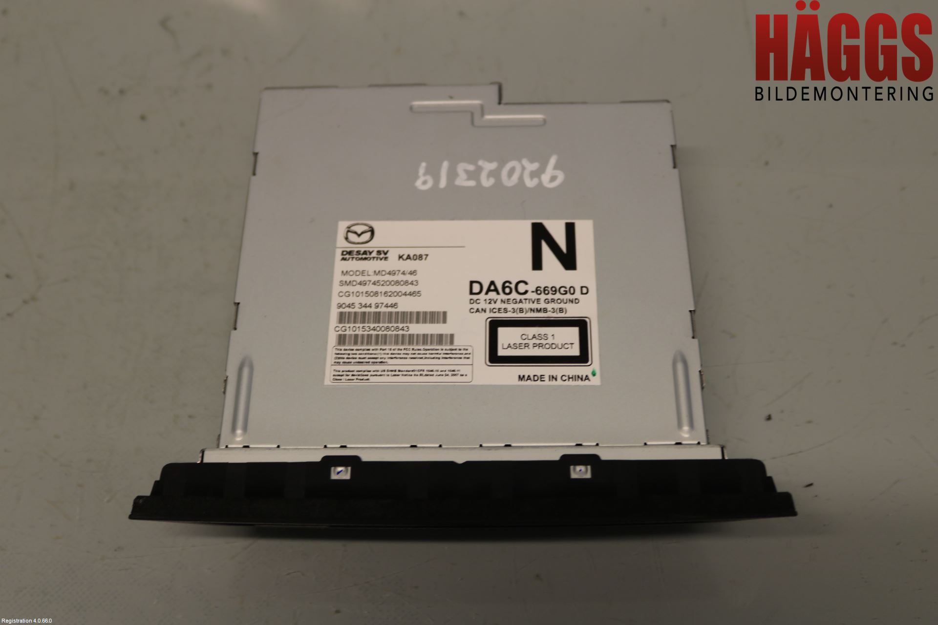 Mazda CX-3 Cd Radio - Multimediapanel