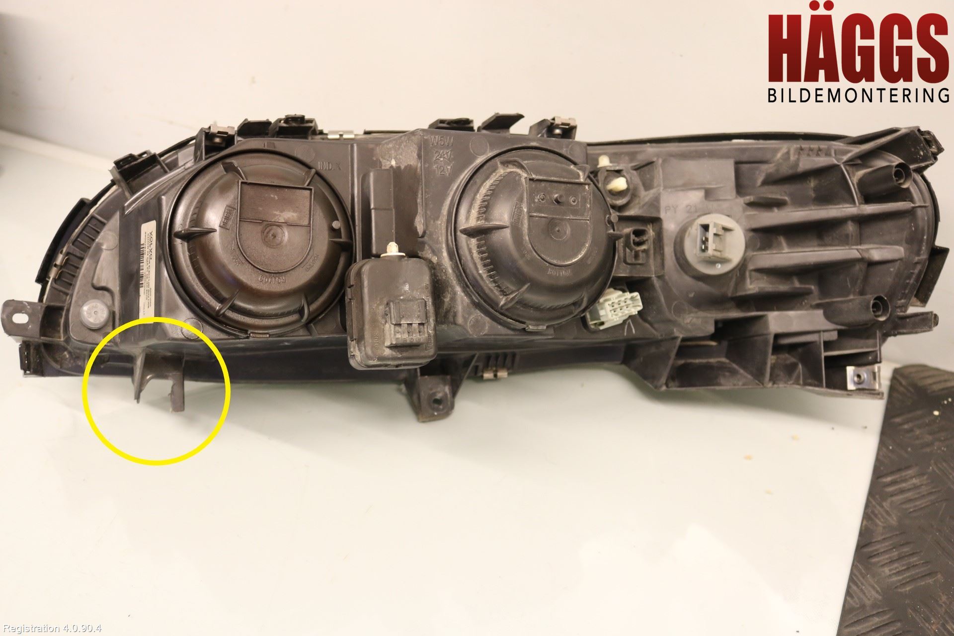Volvo S60 01-04 Strålkastare Höger
