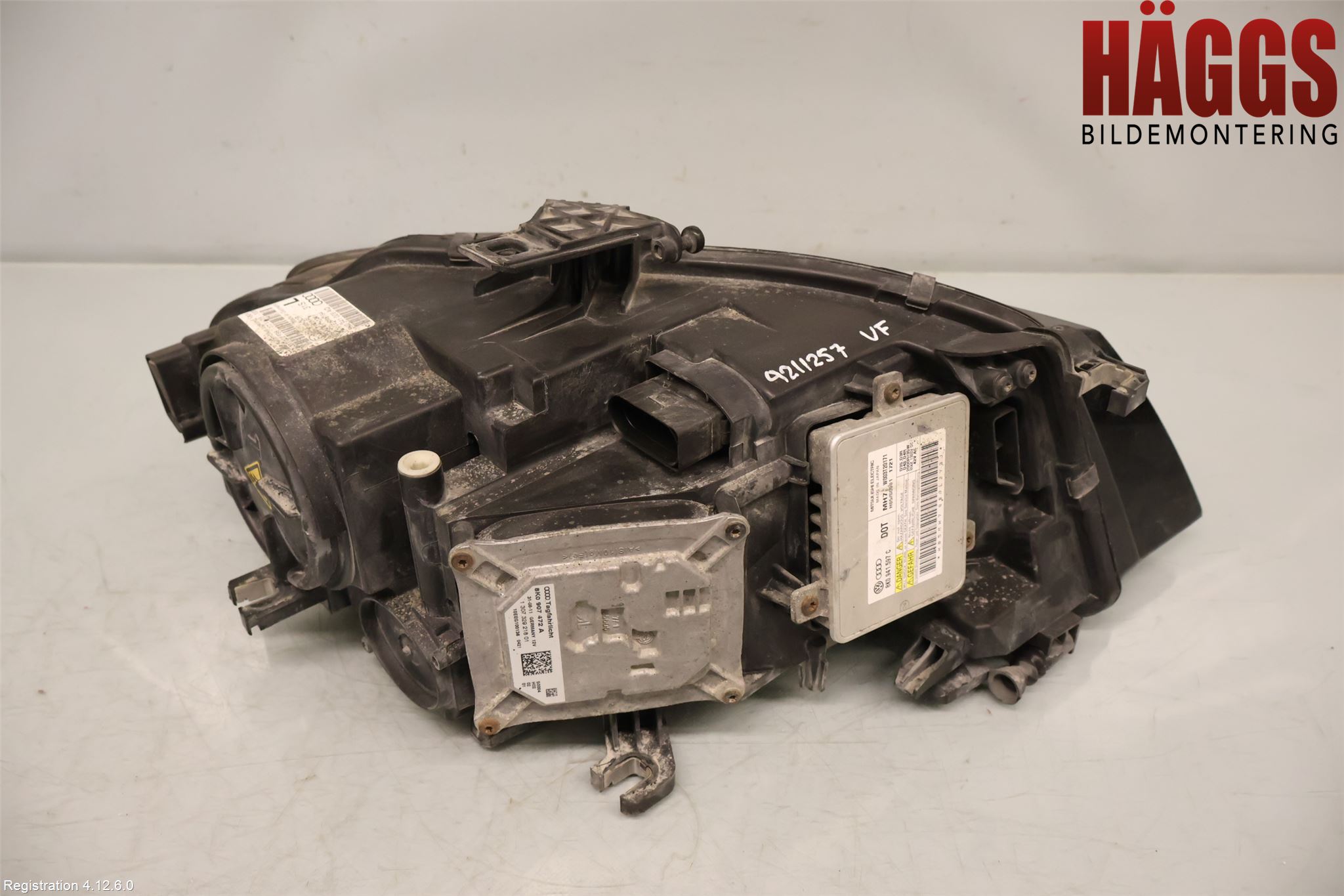 Audi A4/S4 08-11 Strålkastare Vänster
