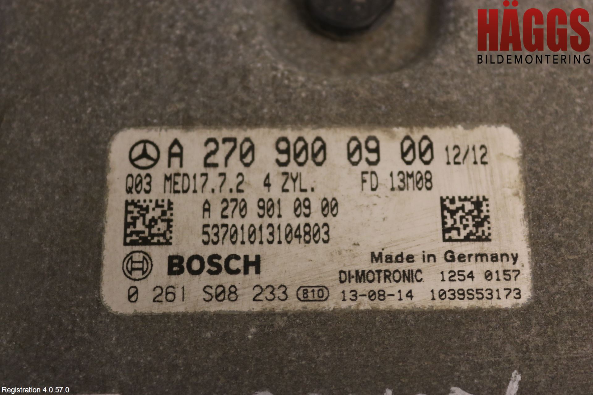 Mercedes-Benz MB A-KLASS (W176) 13-18 Styrenhet Insprut Bensin