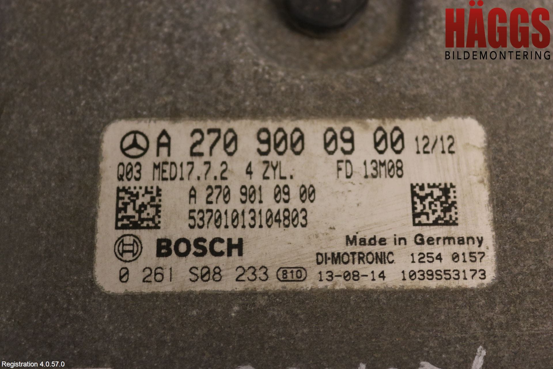 Mercedes-Benz MB A-KLASS (W176) 13-18 Styrenhet Insprut Bensin