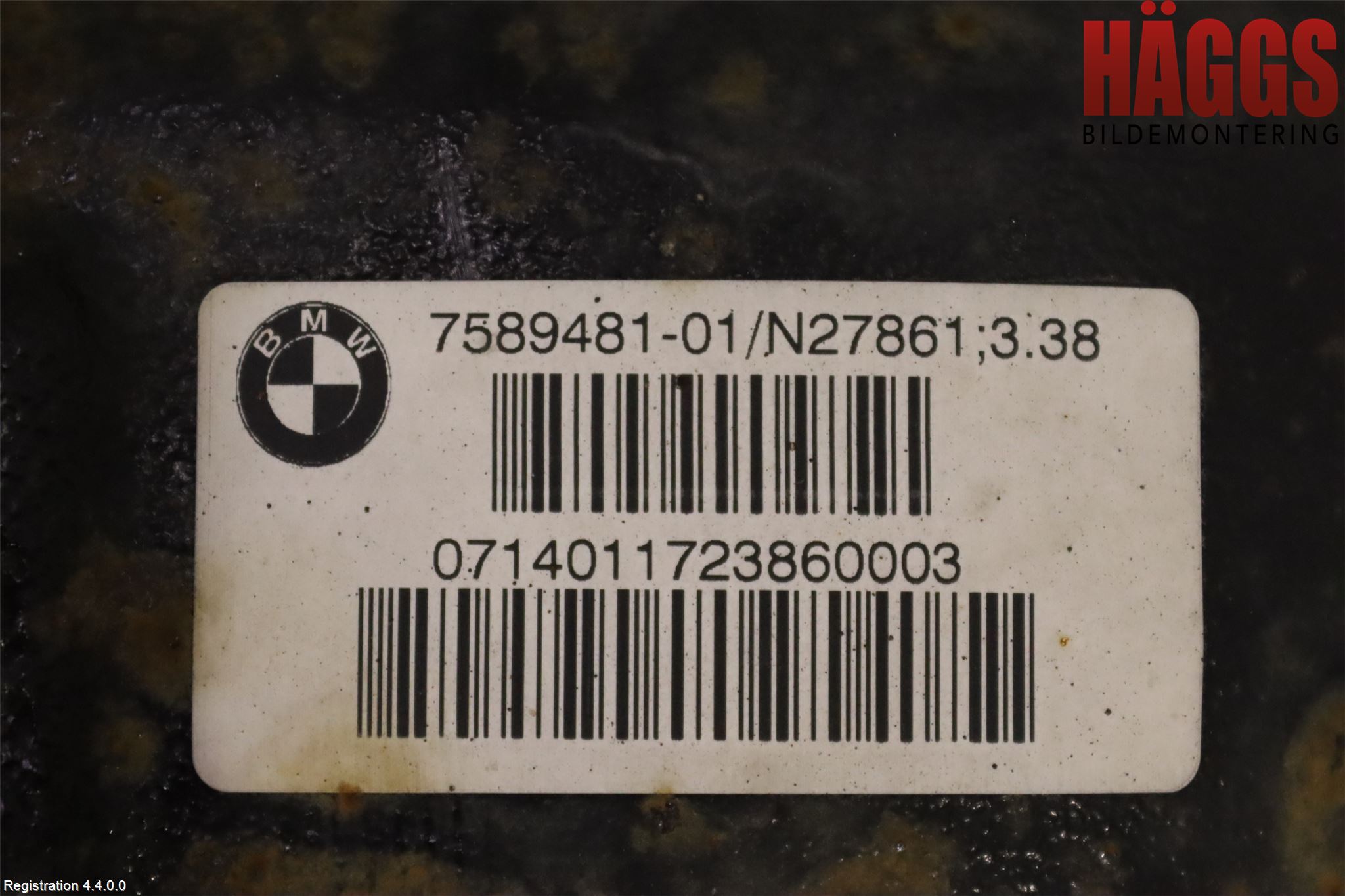 BMW 3 GT F34 13-19 Bakväxel-Diff