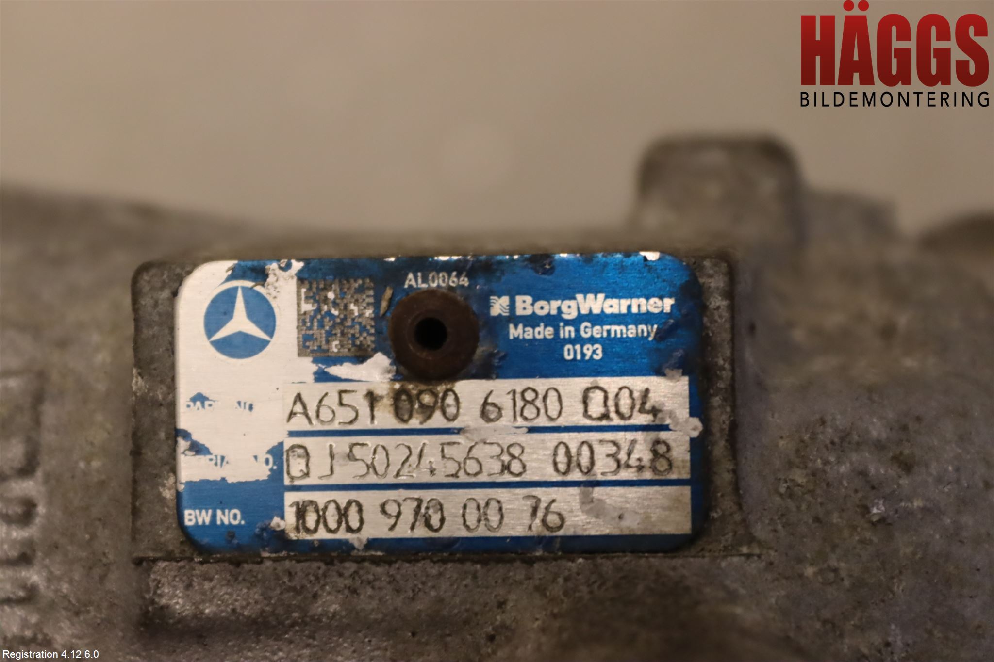 Mercedes-Benz MB E-KLASS (W212) 09-16 Turboaggregat