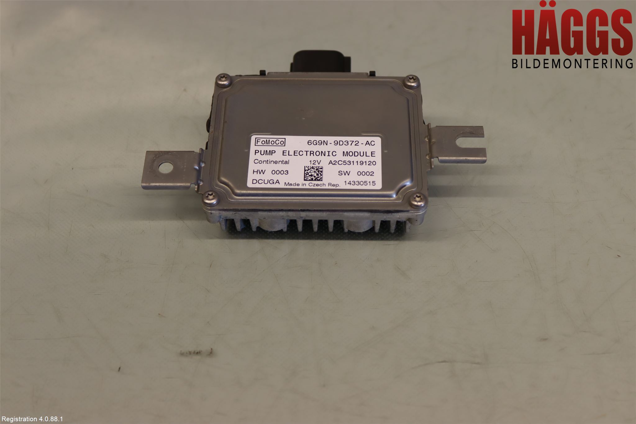 Volvo V60 11-13 Styrenhet Bränslepump