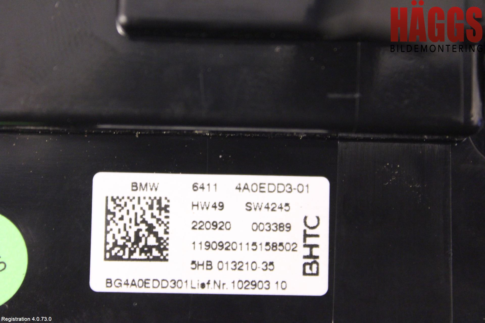 BMW 3 G20/G21/G80/G81 19- Ac Styrenhet Ac Manöveren