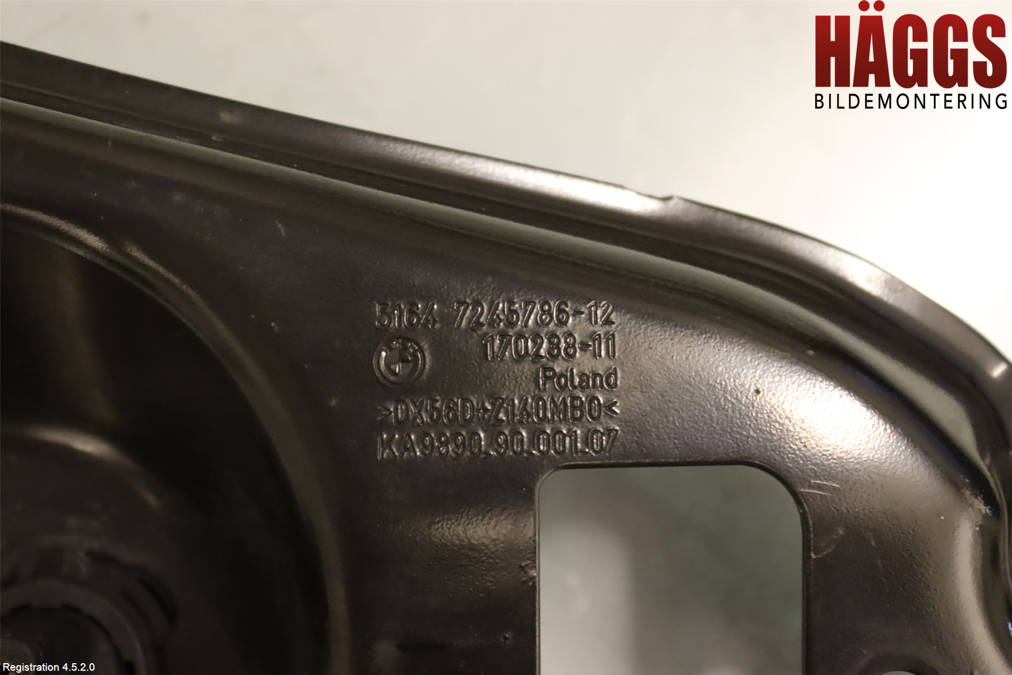 BMW 3 GT F34 13-19 Front Huvlåsplåt-Balk