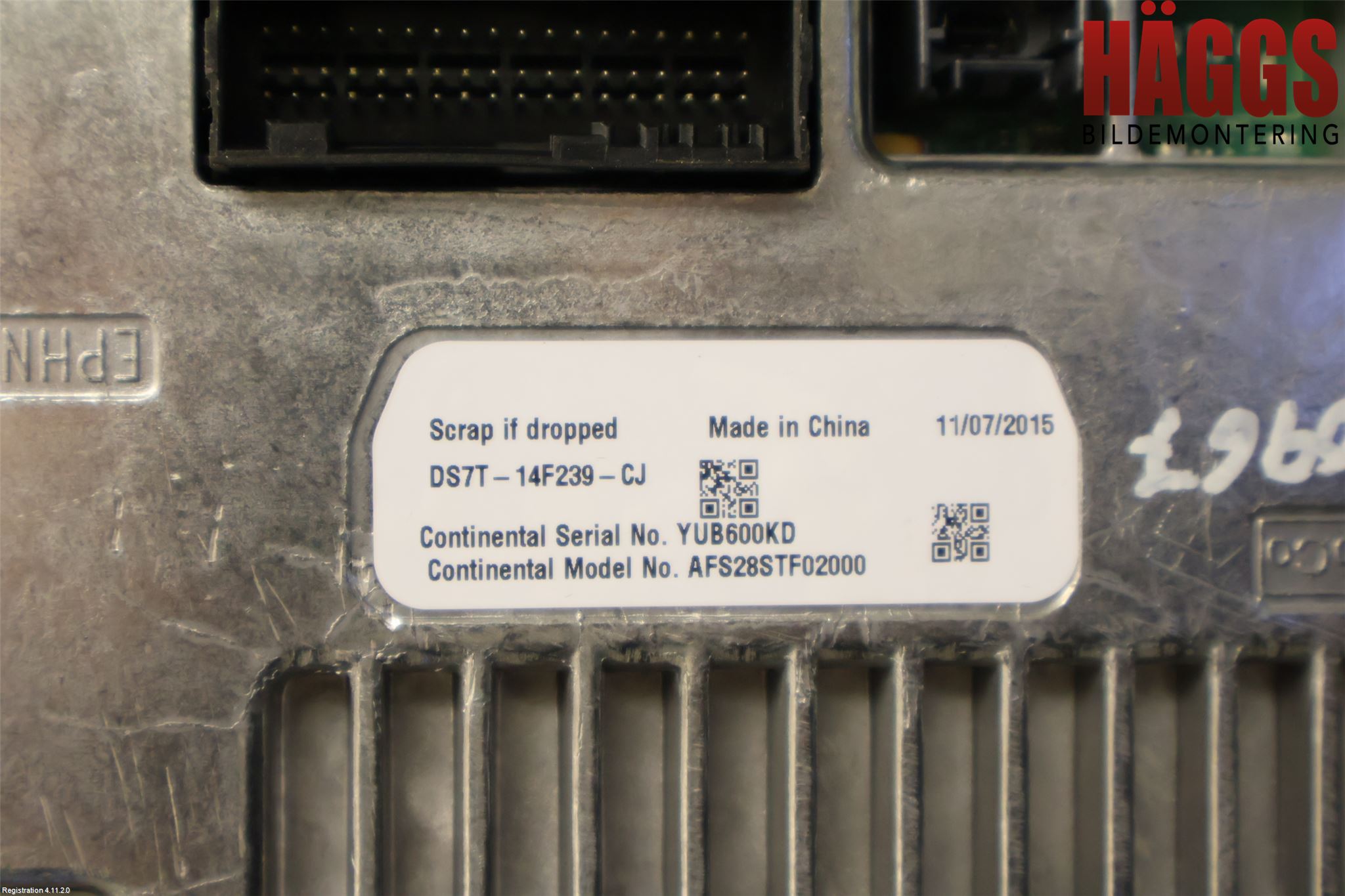 Ford MONDEO 15-22 Bildskärm