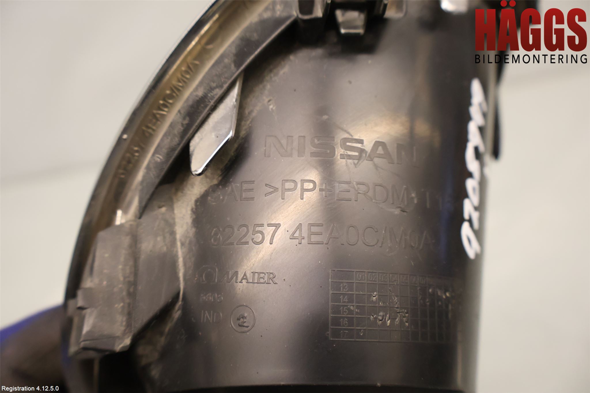 Nissan QASHQAI 14-17 Dimljussarg Fram