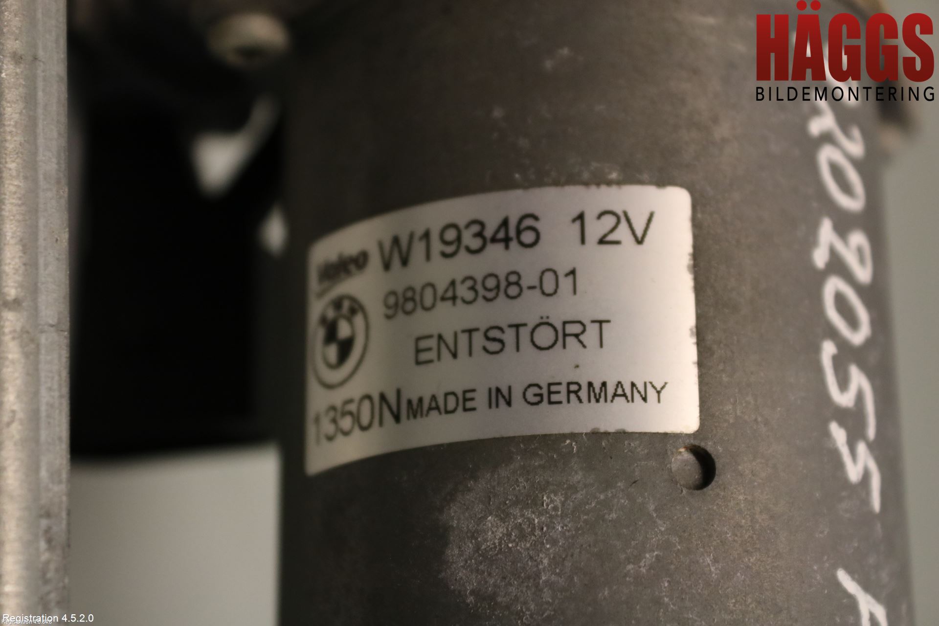 Mini COUPE R56 05-14 Torkarmotor Vindruta