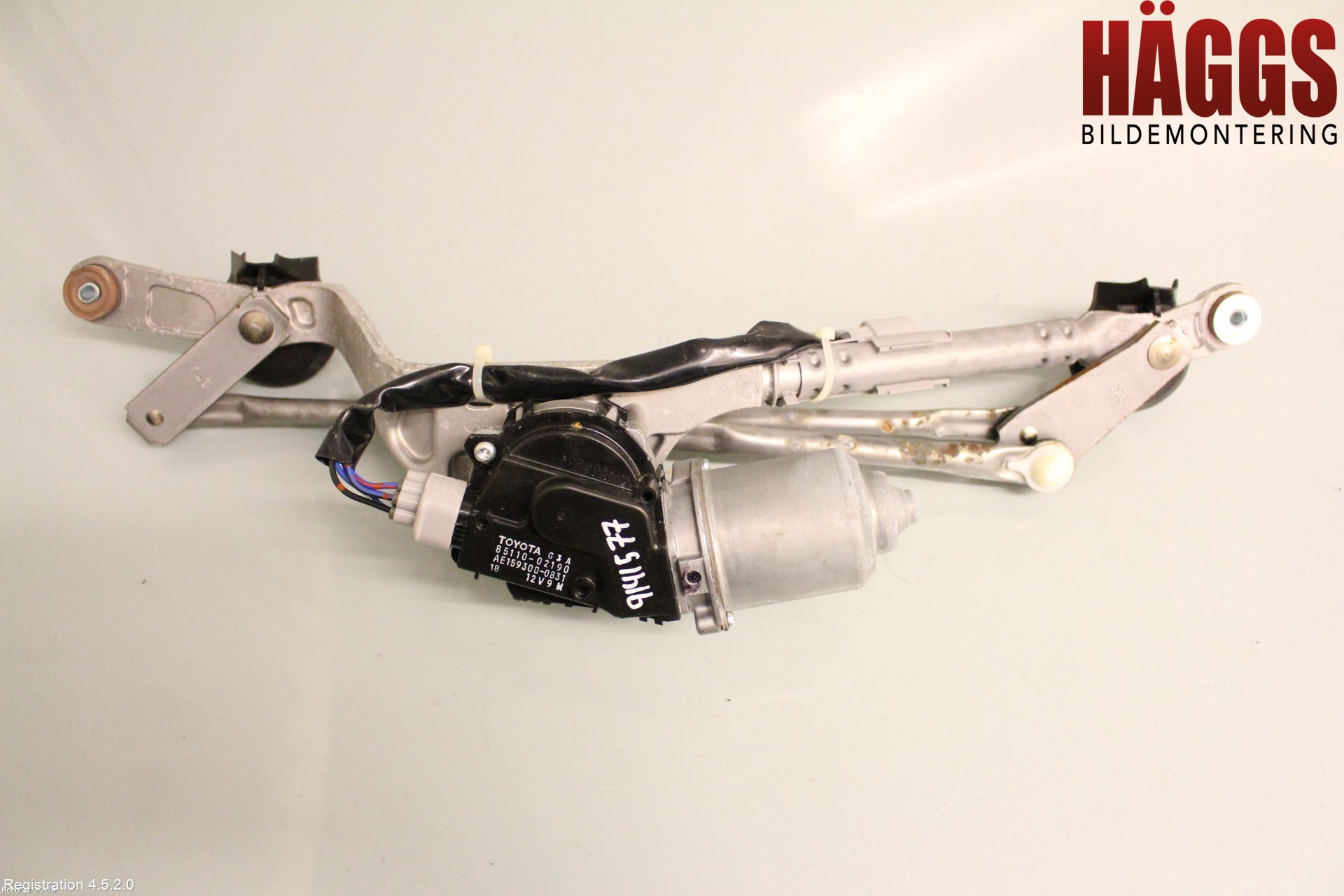 Toyota AURIS 10-12 Torkarmotor Vindruta