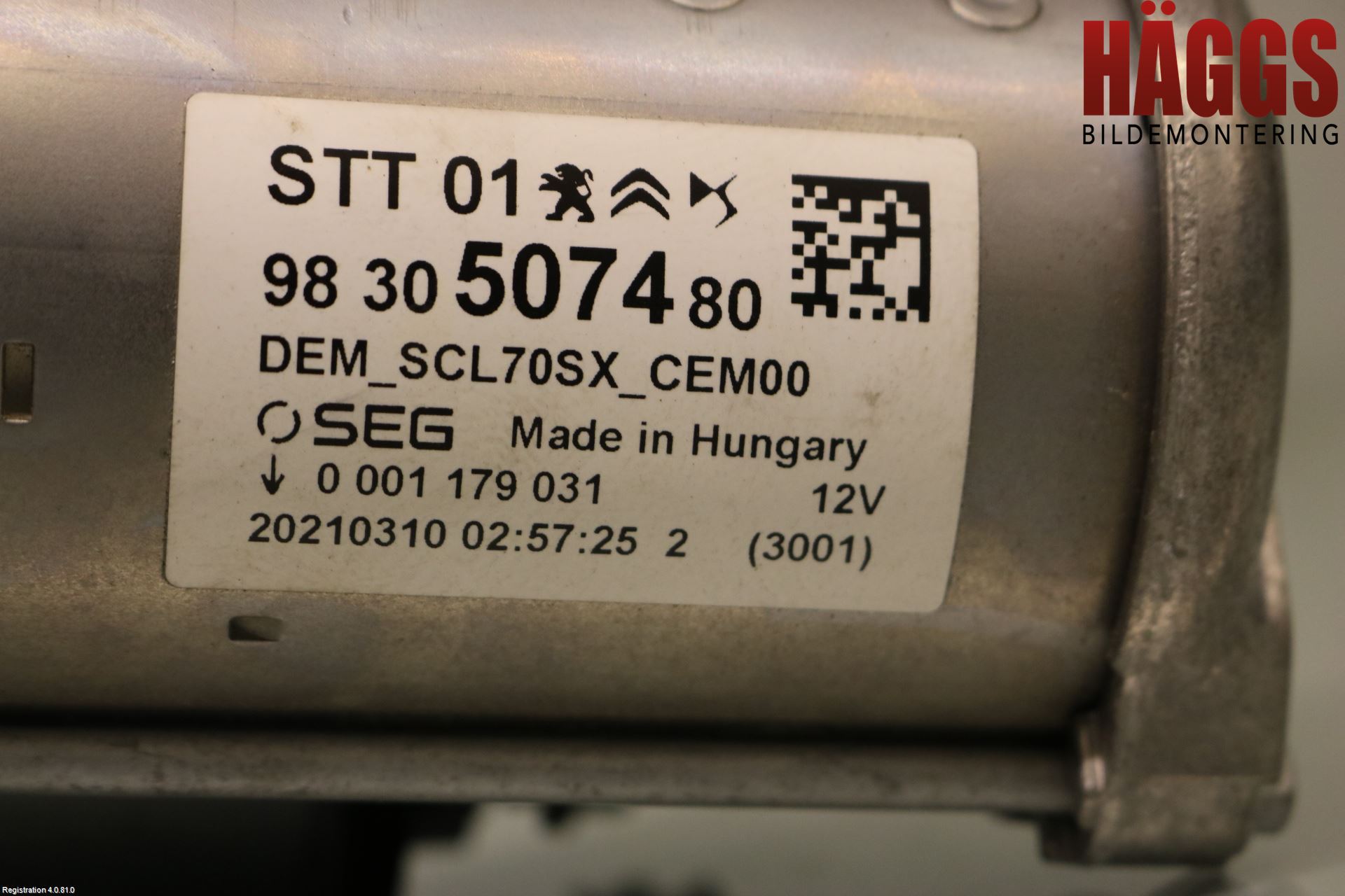 Peugeot 3008 17-24 Startmotor