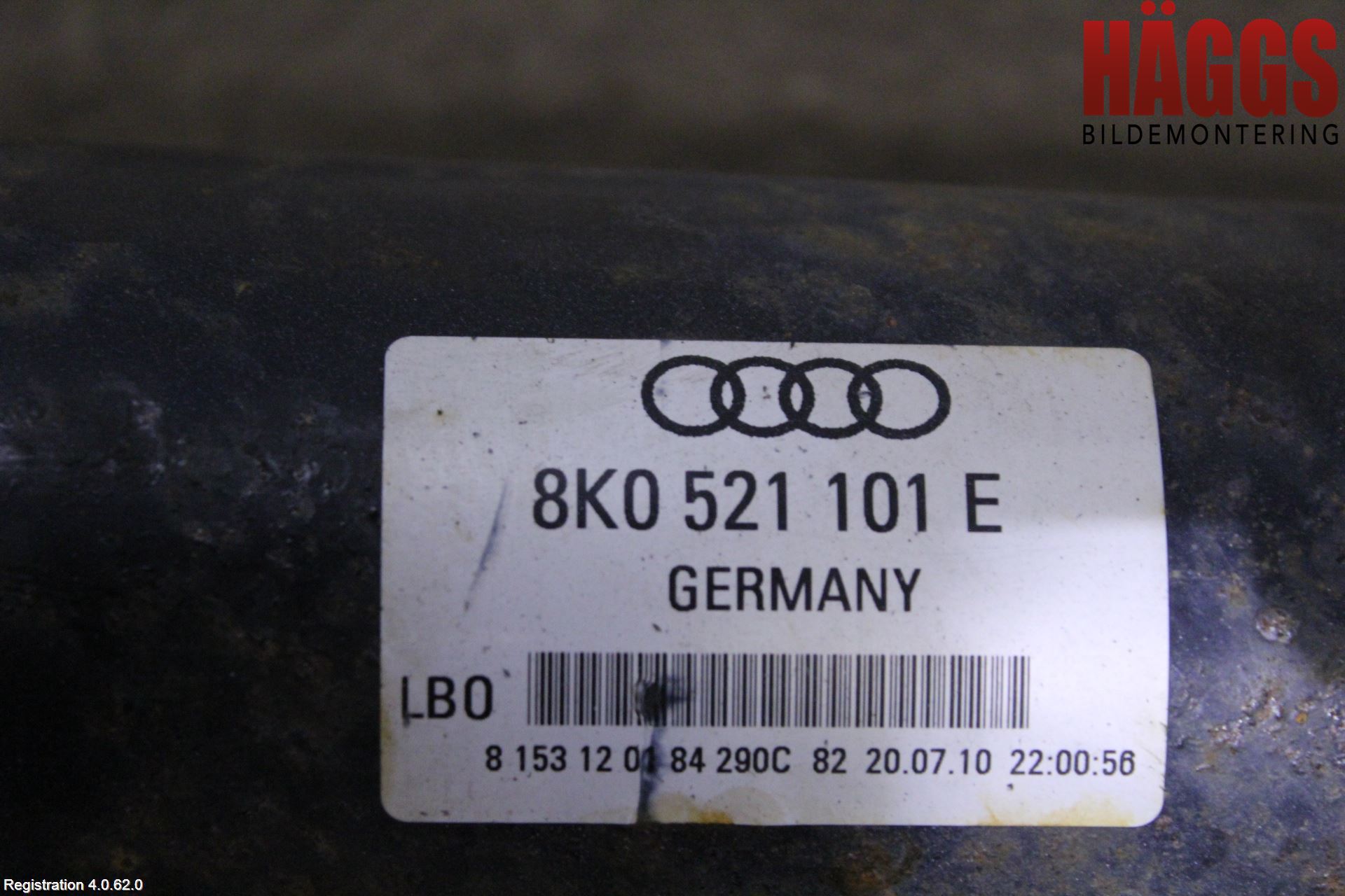 Audi A4/S4 08-11 Mellanaxel Komp