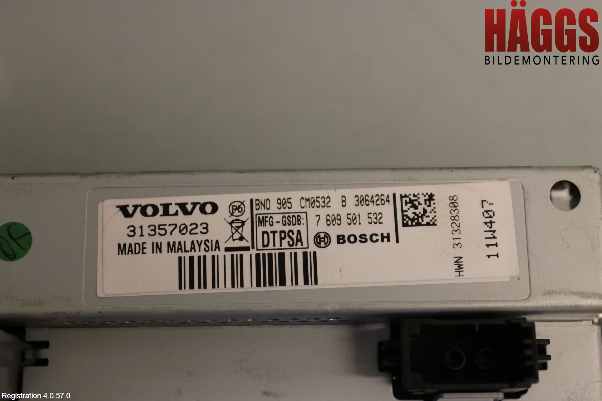Volvo XC60 09-13 Cd Radio - Multimediapanel