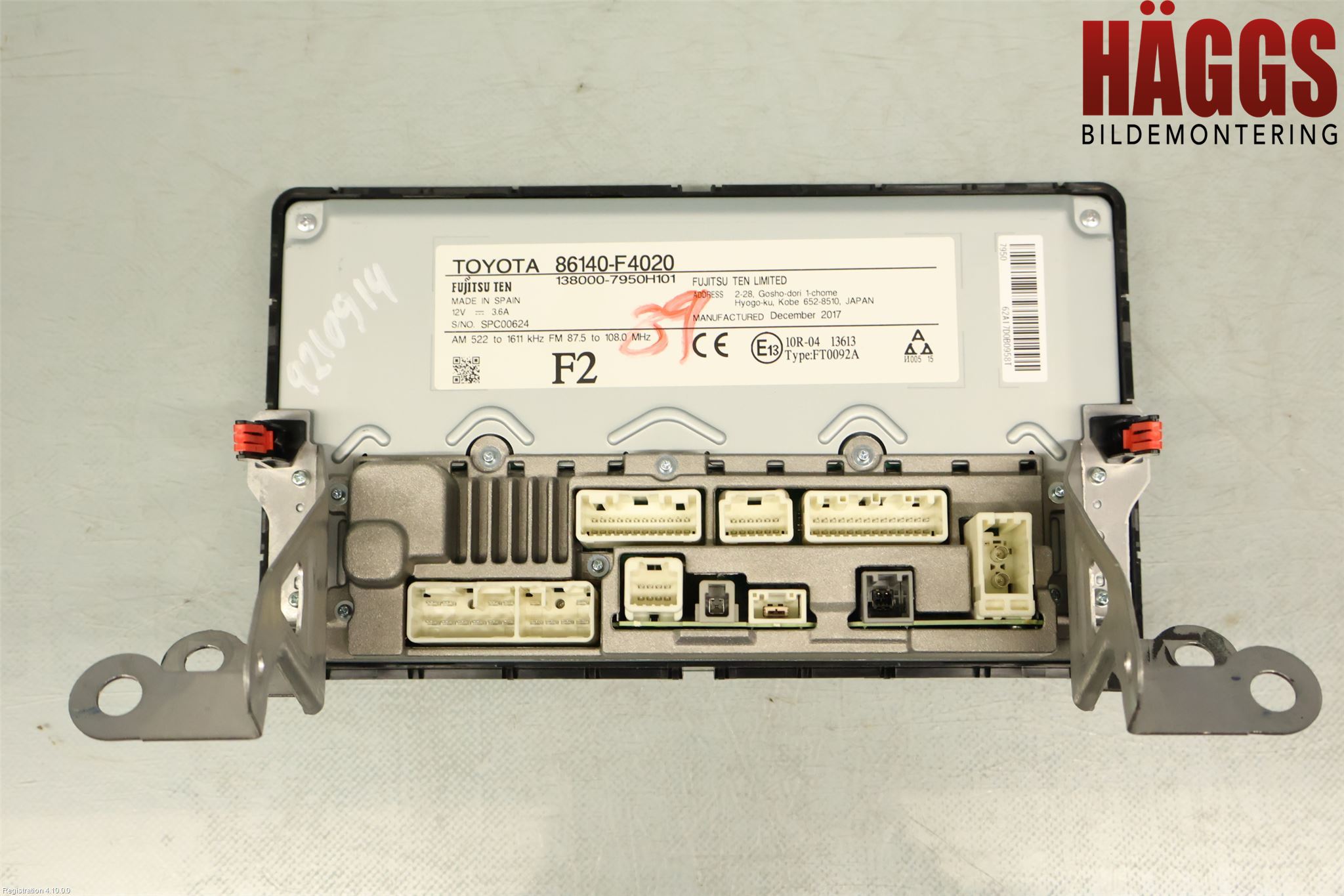 Toyota C-HR 16-23 Cd Radio - Multimediapanel
