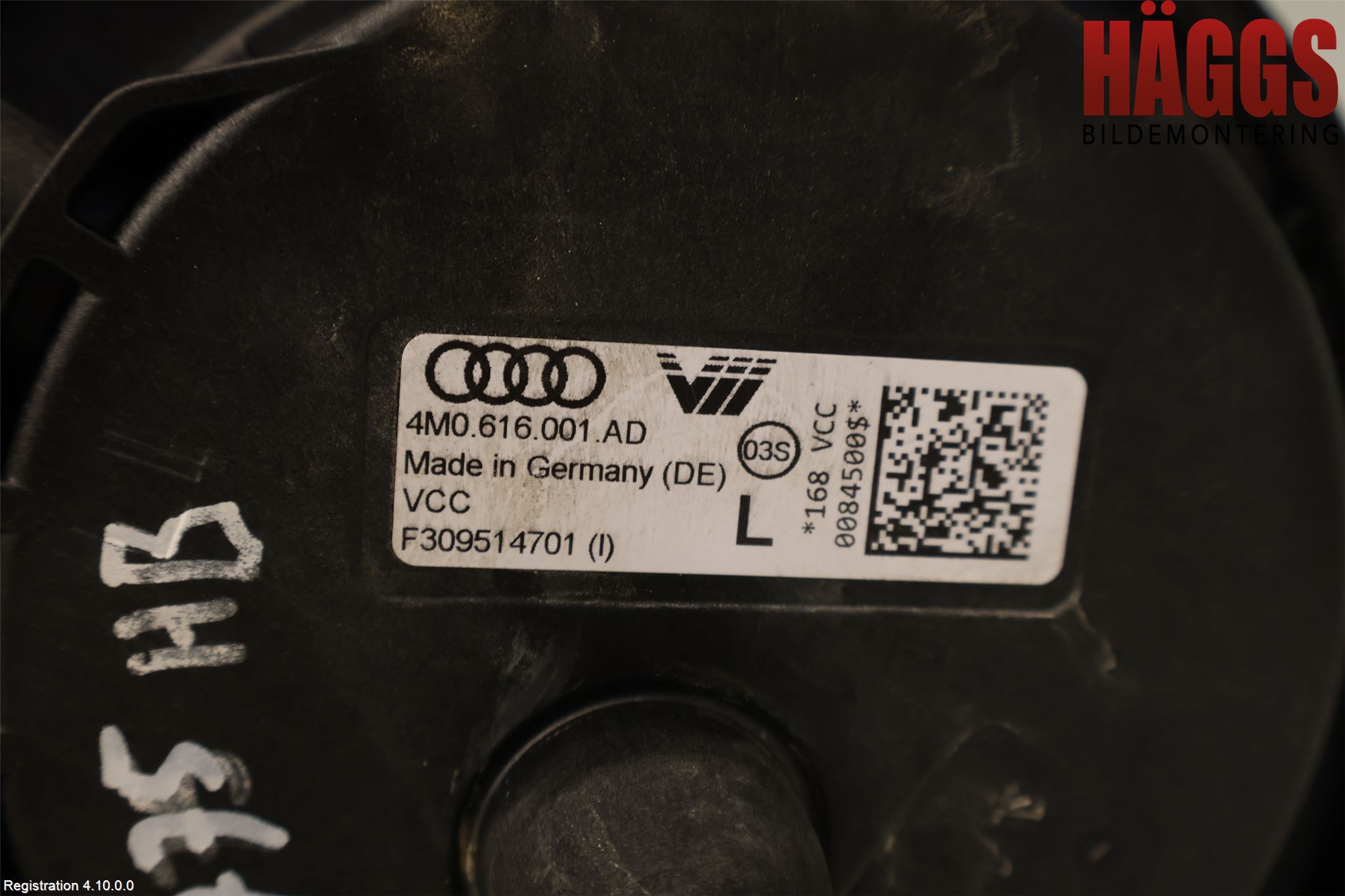 Audi Q7/SQ7 Nivå-Luftfjädring Bälg