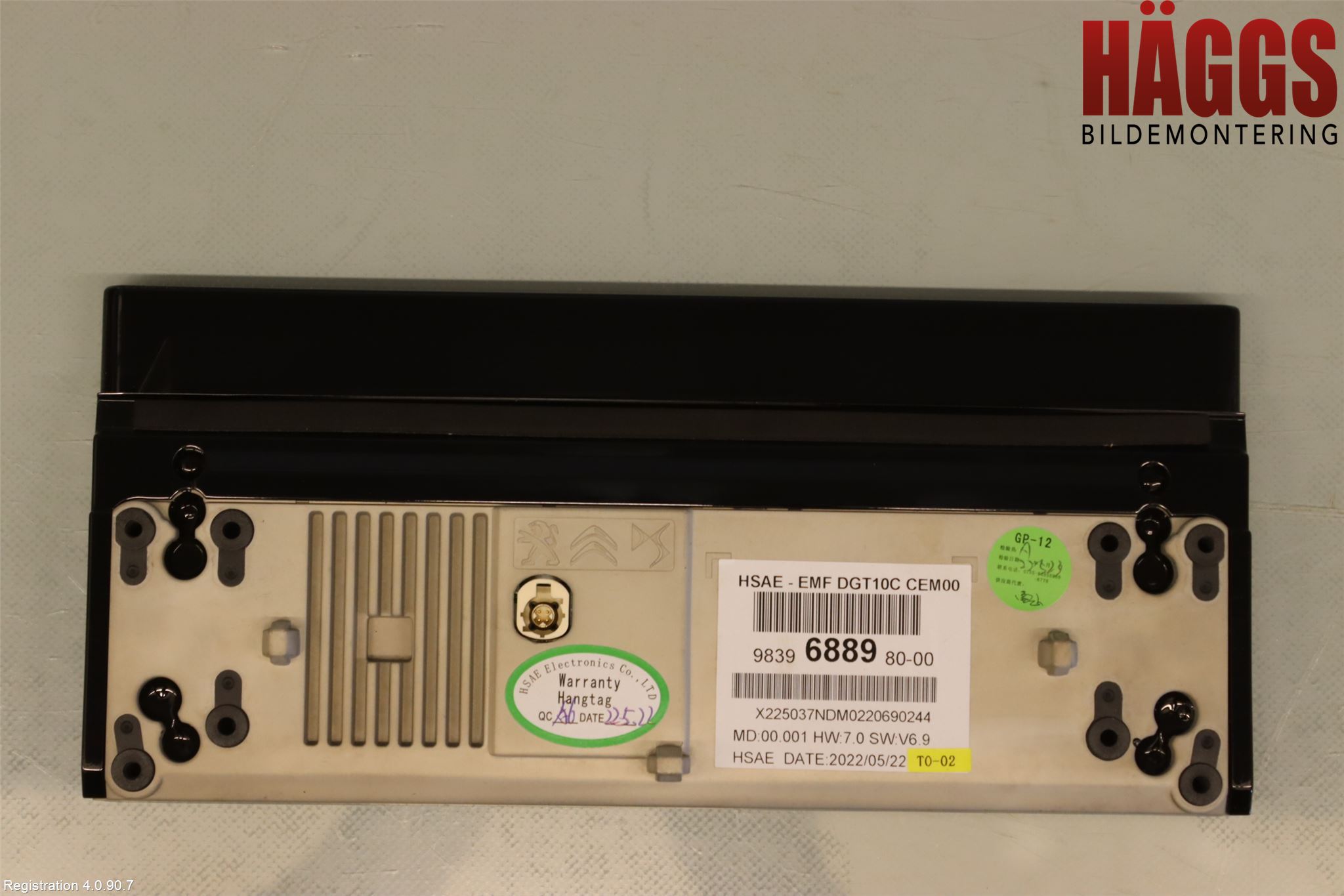 Peugeot 508 19- Multifunktionsdisplay