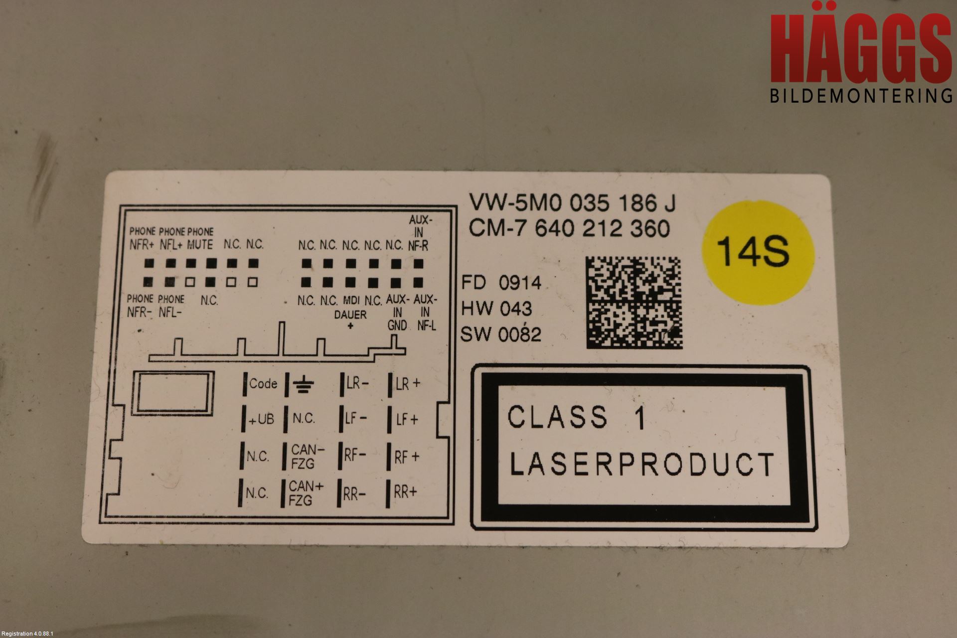Volkswagen VW TRANSP/CARAVELLE (T5) 04-15 Cd Radio - Multimediapanel