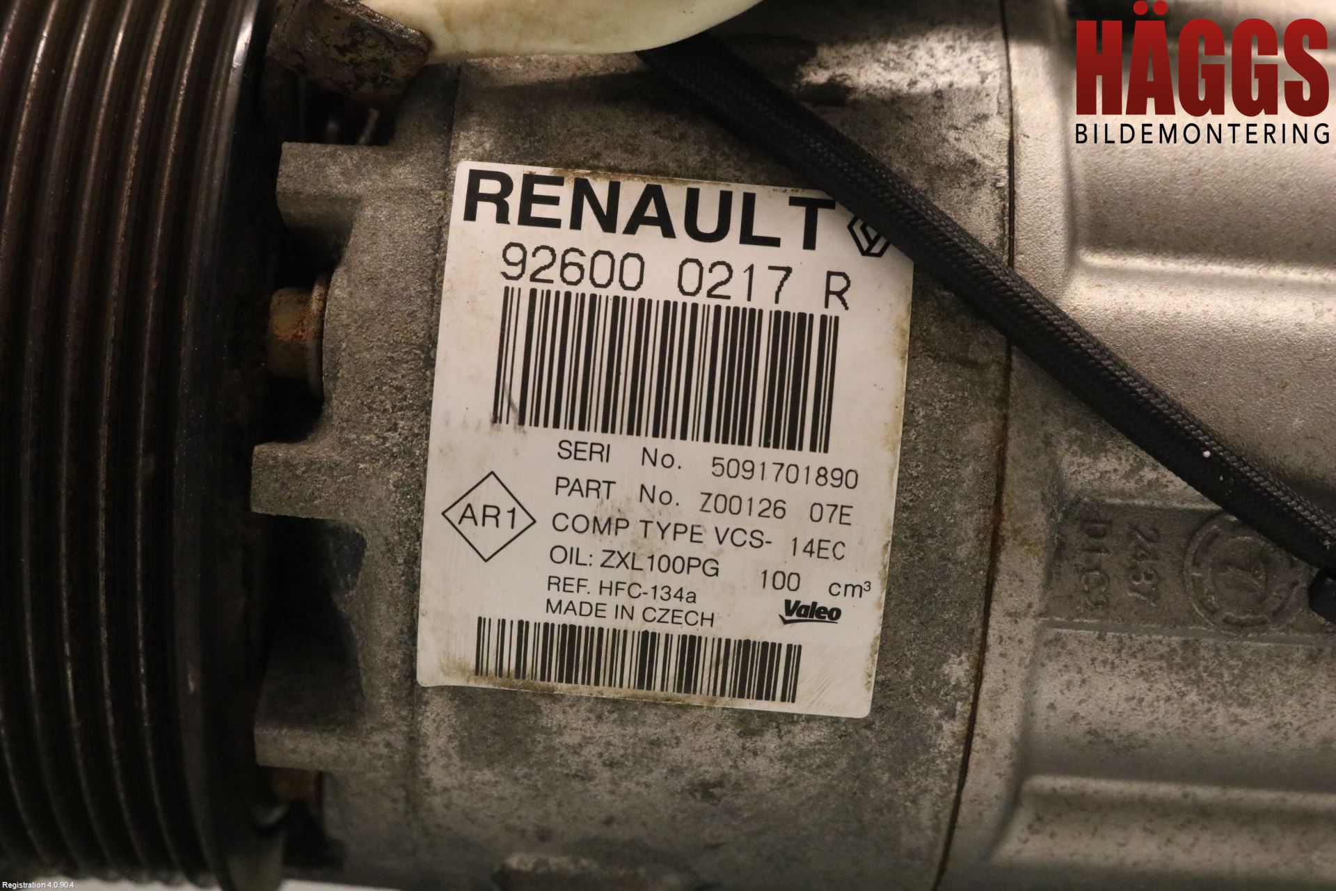 Renault CLIO IV 12-16 Ac Kompressor