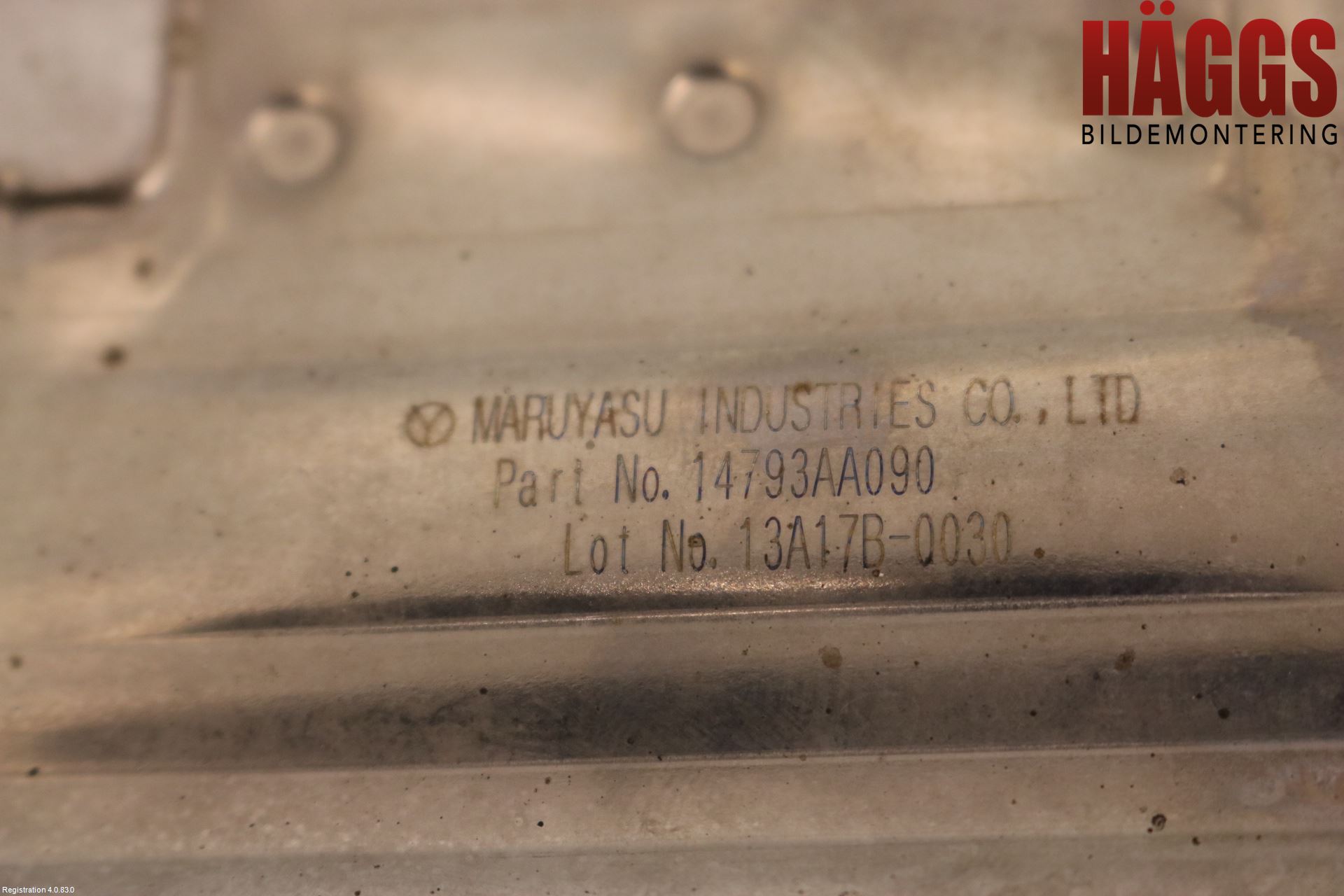 Subaru OUTBACK 15-20 Avgaskylare