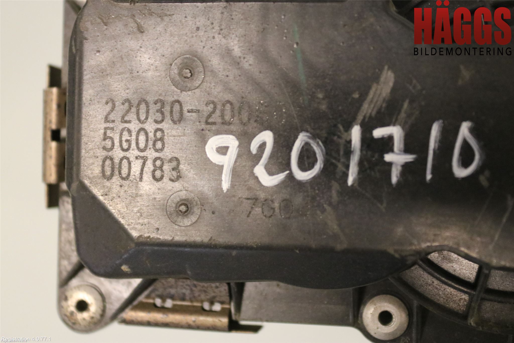 Lexus RX XU30 03-09 Injspjällhus