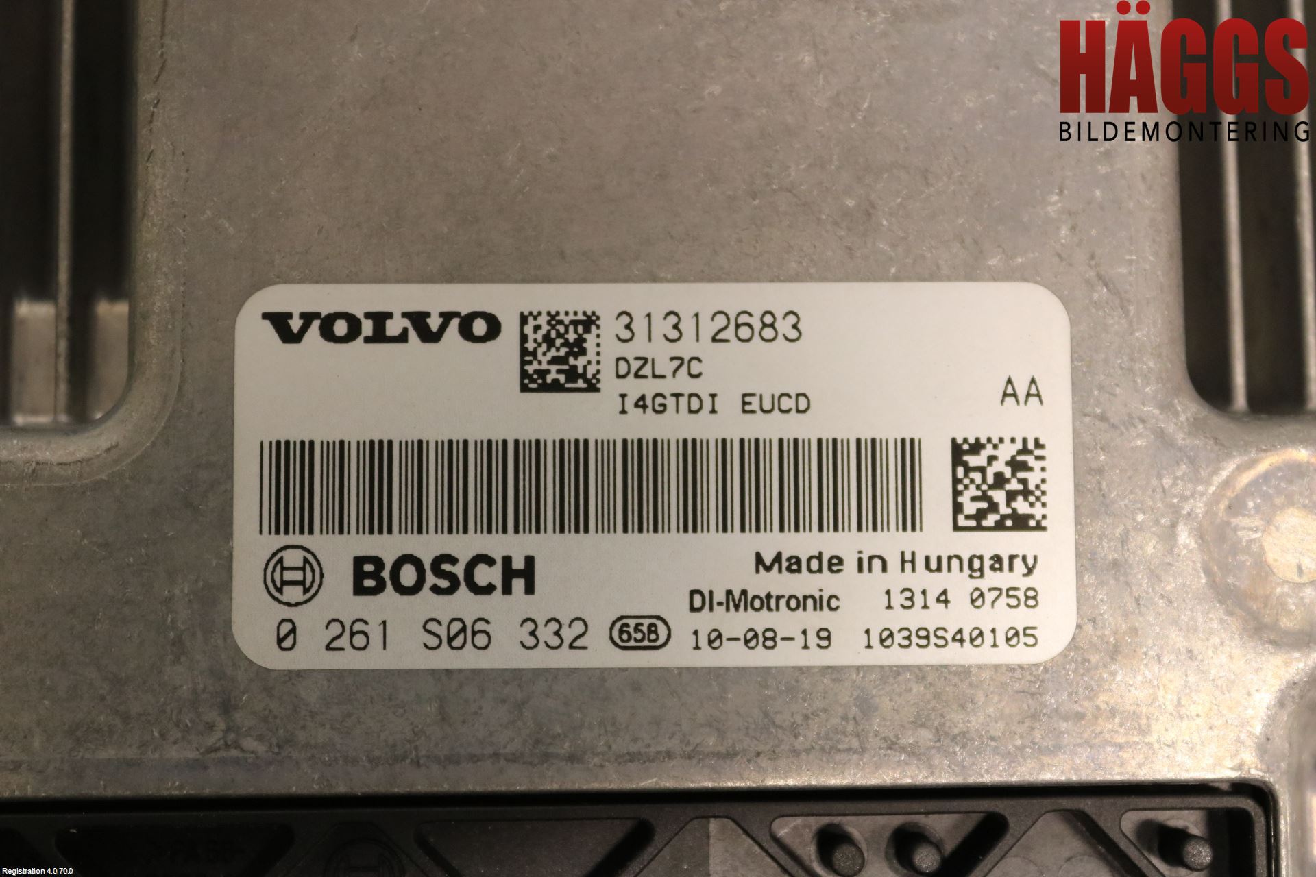 Volvo S60 11-13 Styrenhet Insprut Bensin