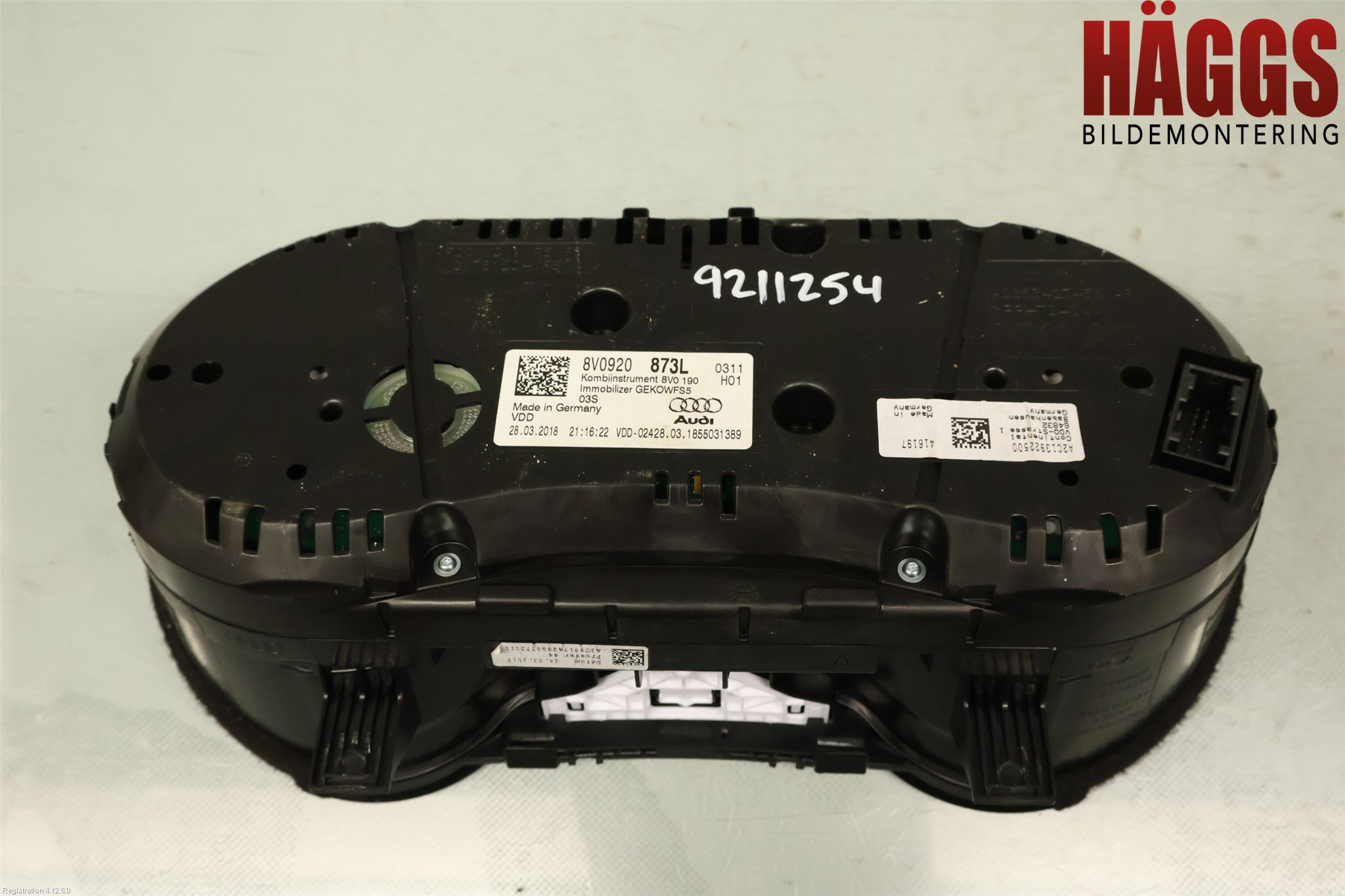 Audi A3/S3 8V 13-20 Instrument Komb
