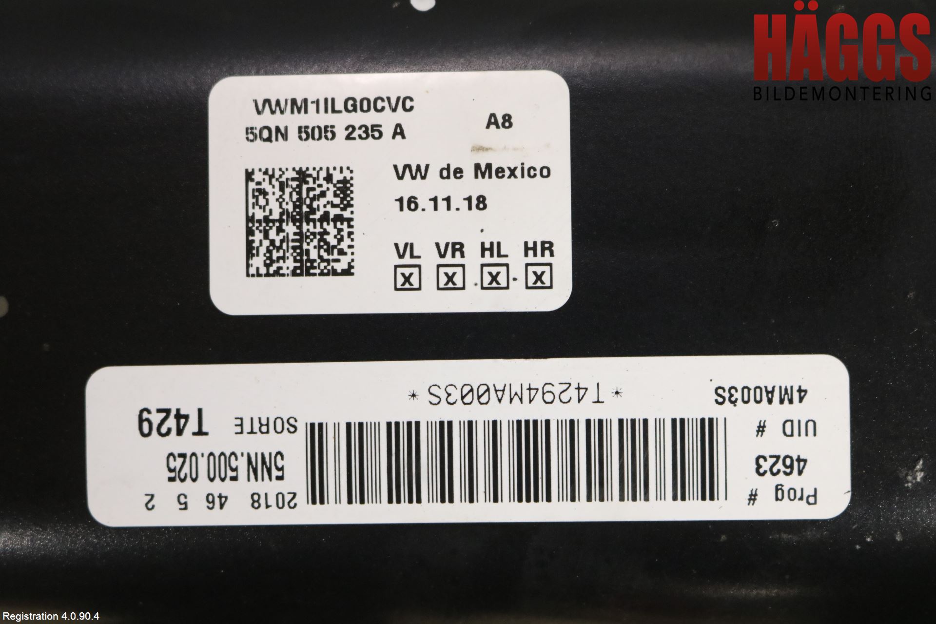 Volkswagen VW TIGUAN ALLSPACE 18- Bakaxelbalk