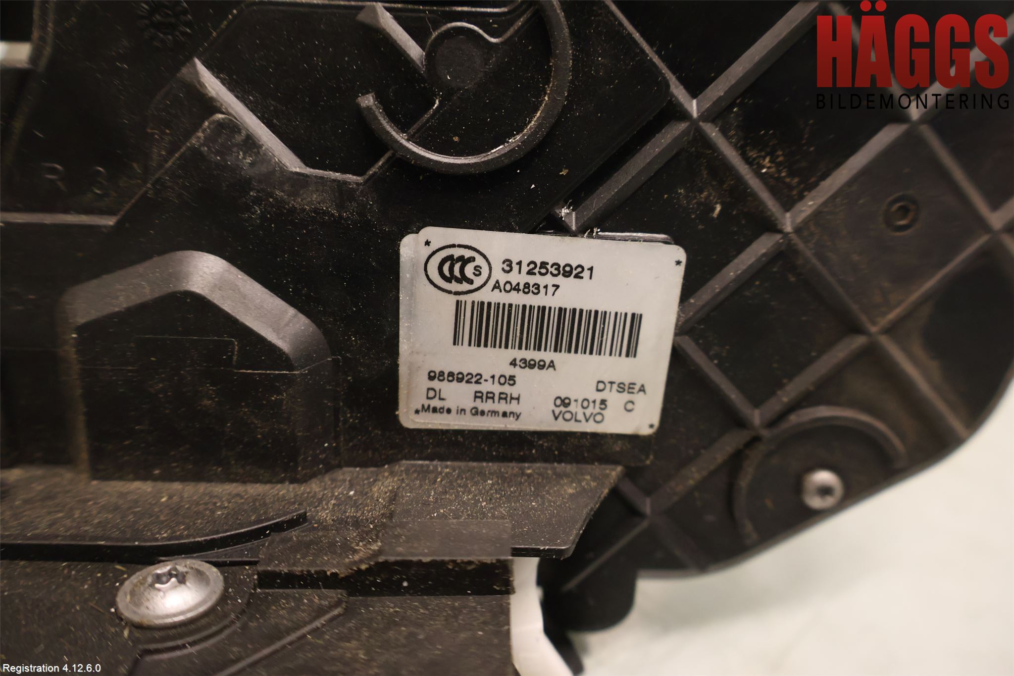 Volvo V70 08-13 Låskista-Dörrlås