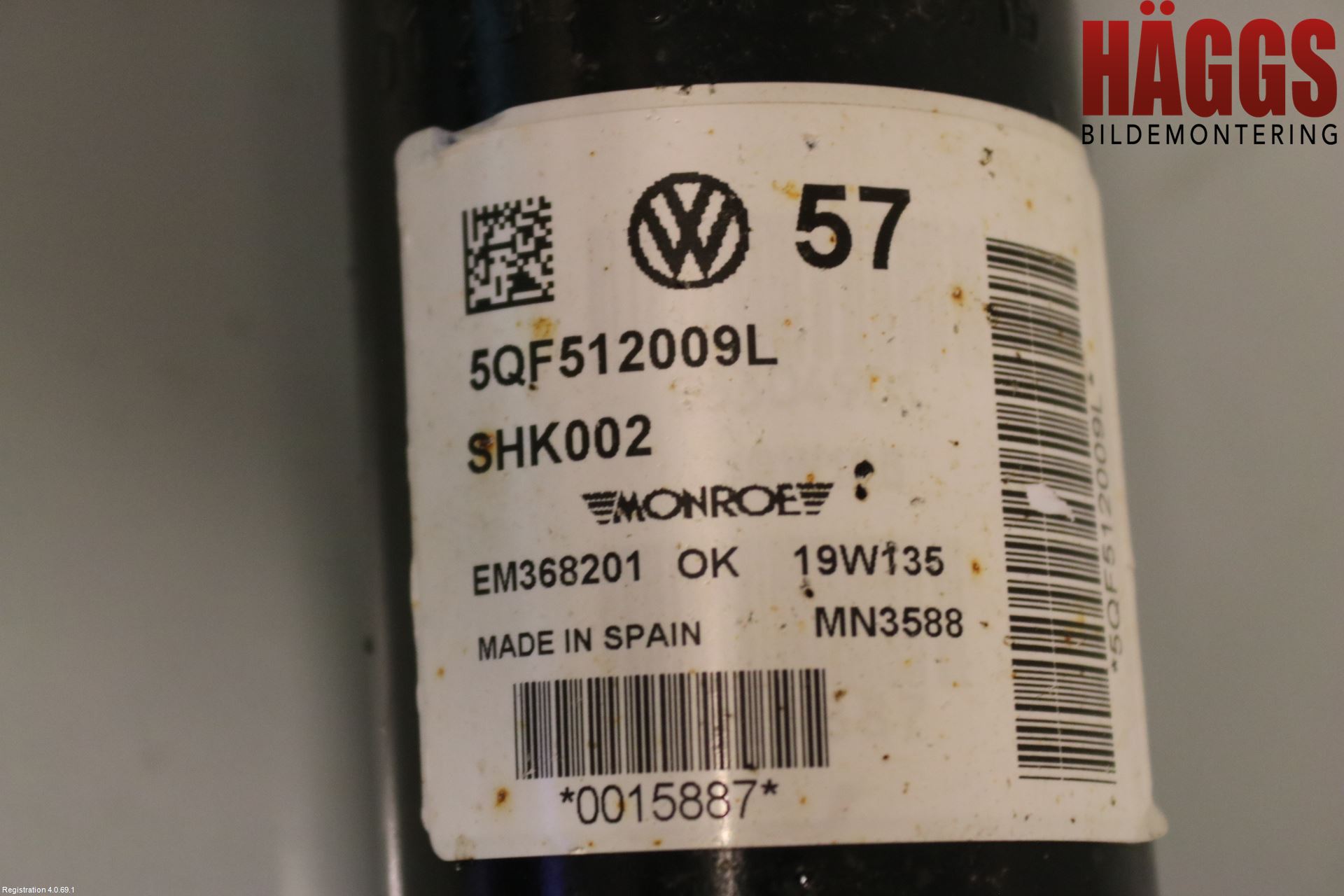 Skoda KODIAQ 17-24 Stötdämpare Bak