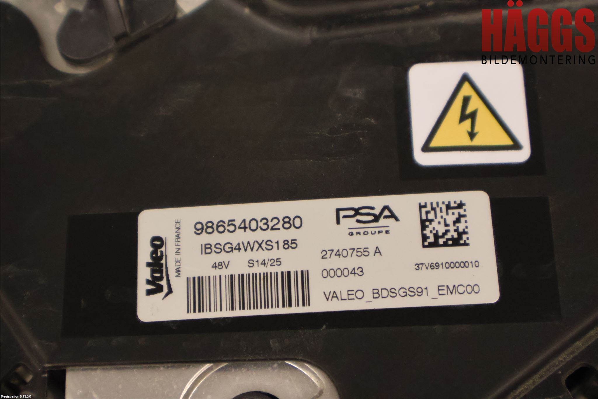 Peugeot 2008/E-2008 20- Generator