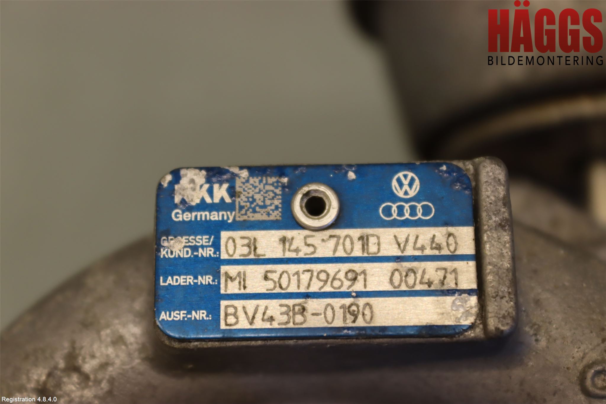 Audi A4/S4 08-11 Turboaggregat